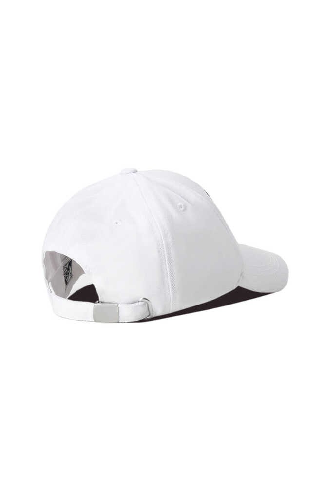 BALLARD Beyaz Mavi Baseball Cap Nakışlı - Unisex Şapka