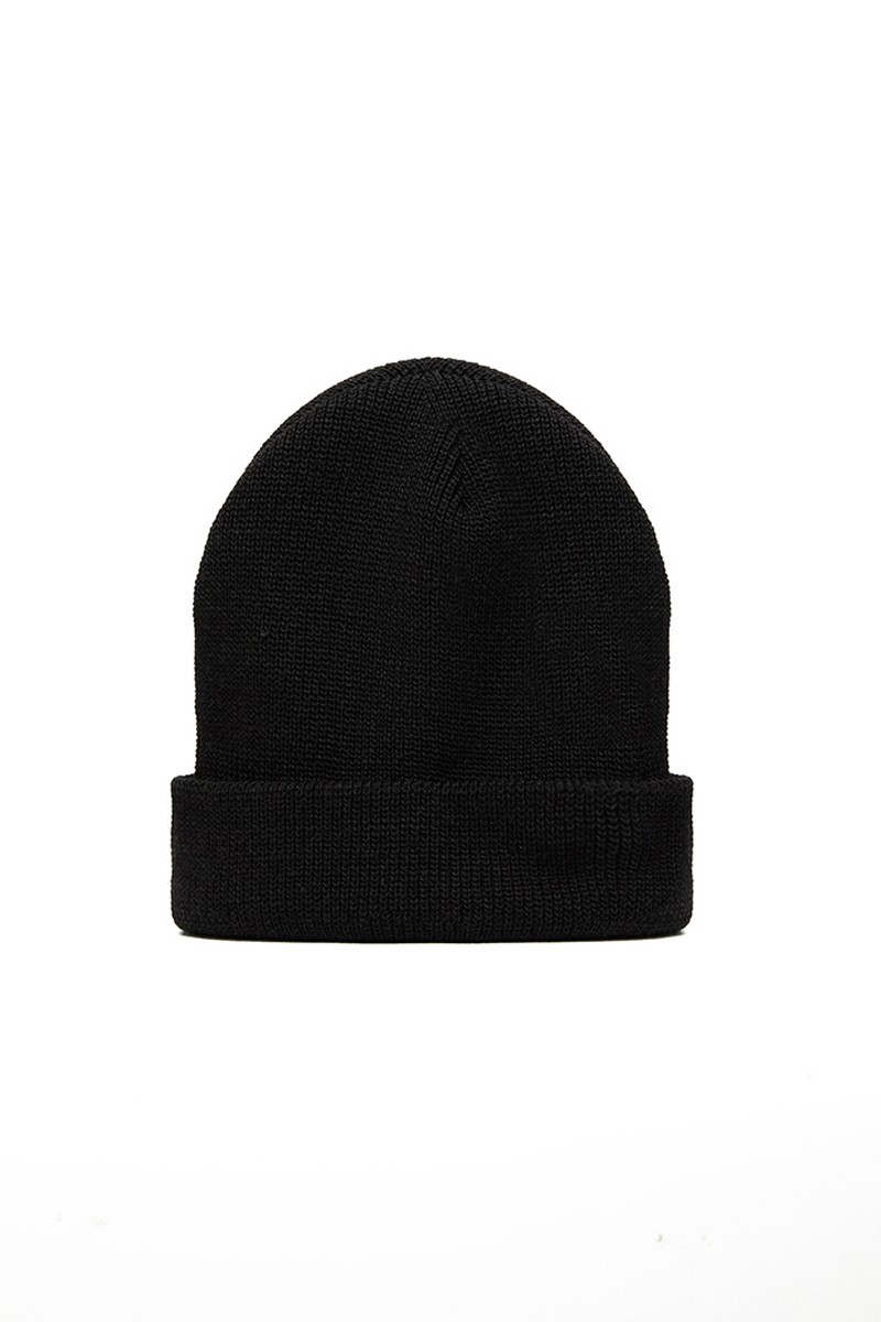 PACIFIC Siyah Bere Nakışlı - Unisex Bere