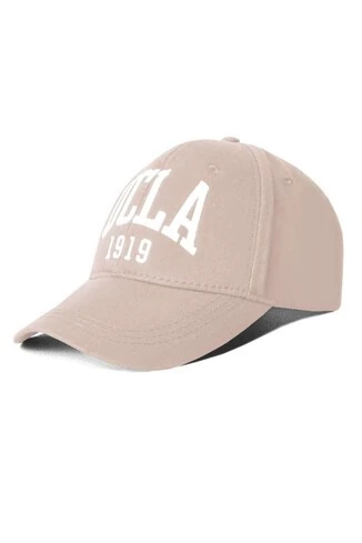 BALLARD Bej Baseball Cap Nakışlı - Unisex Şapka