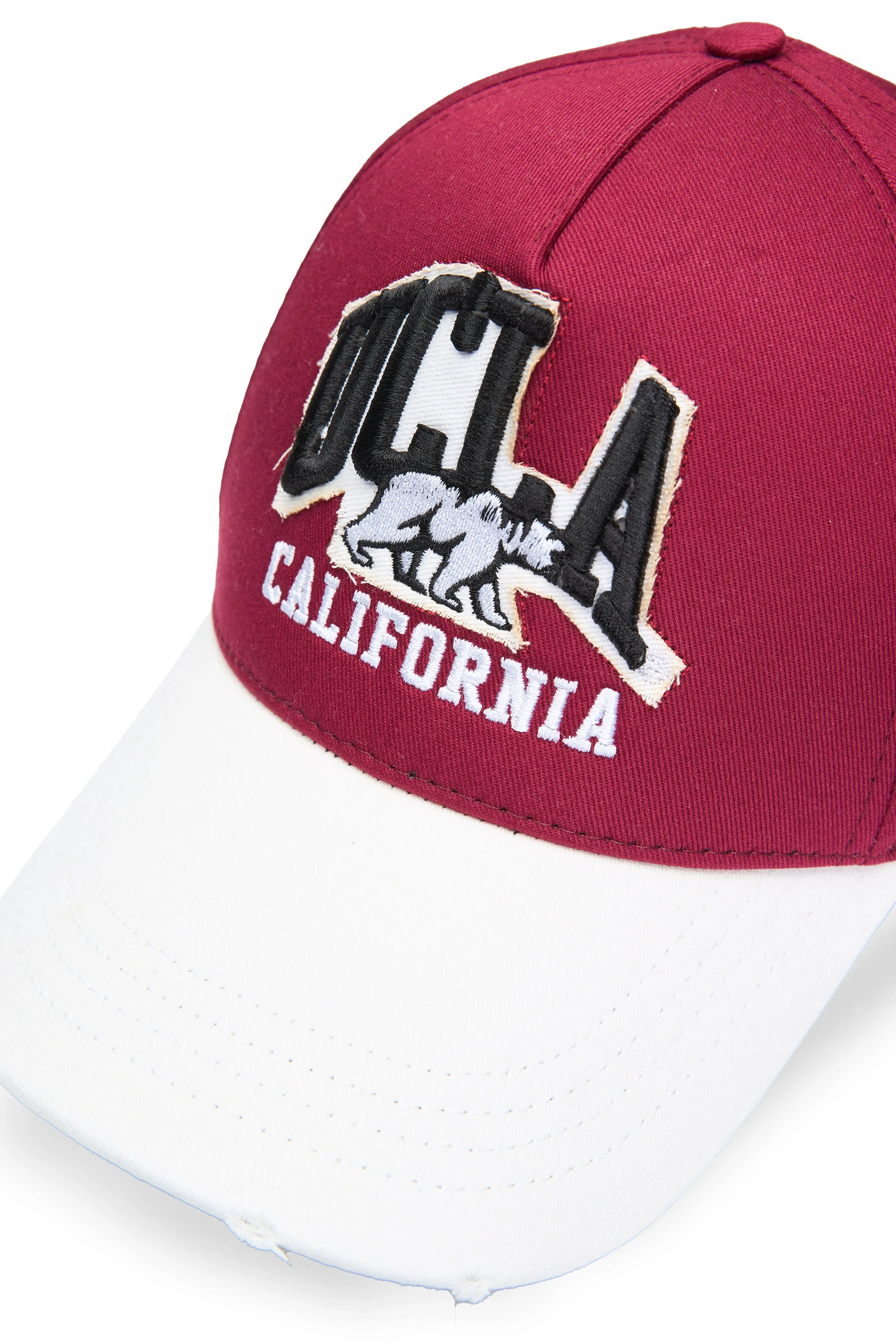 DELLWOOD Bordo Baseball Cap Nakışlı Unisex Şapka