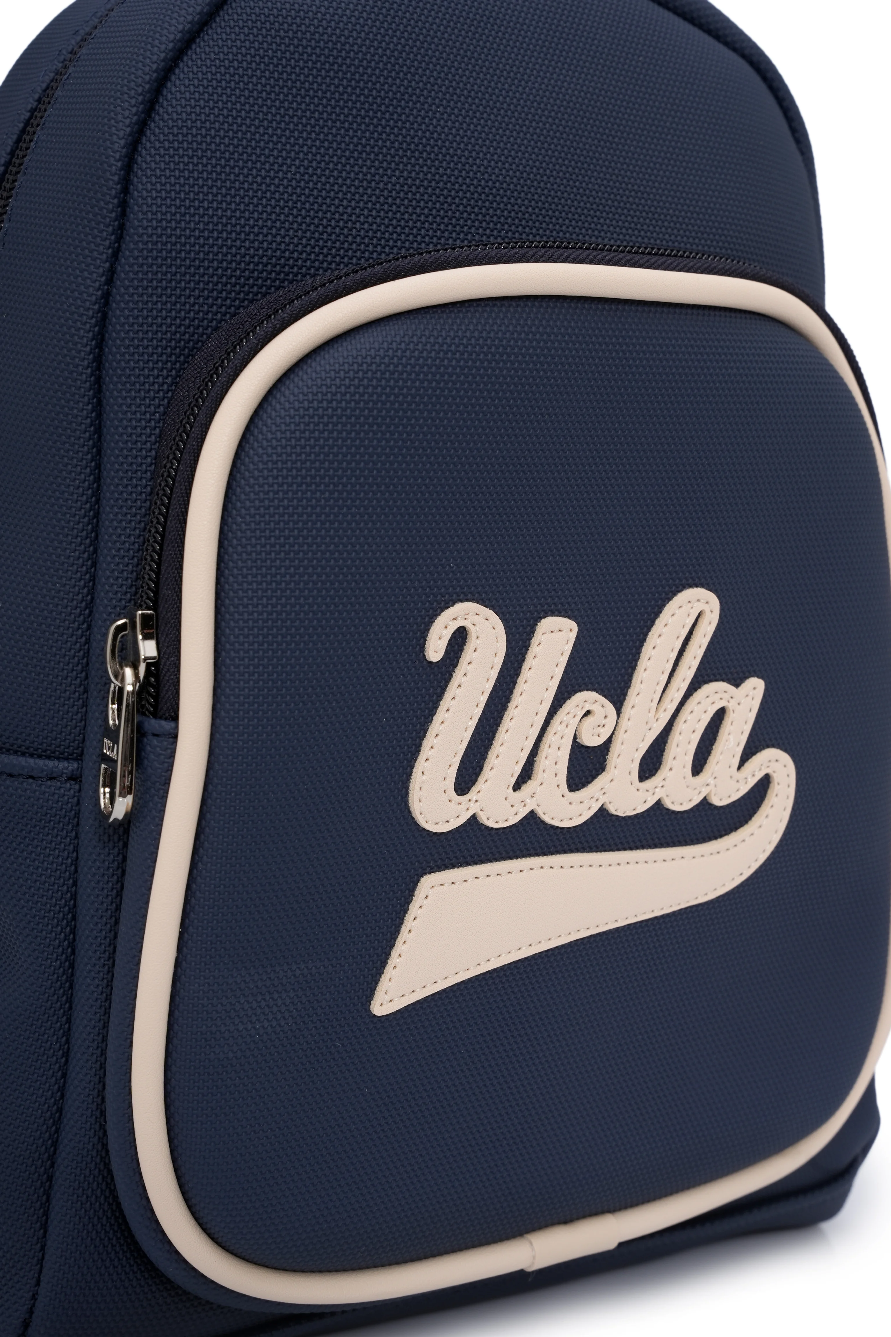 ZOE Lacivert Suni Deri Midi Sırt Çantası - Kadın Çanta