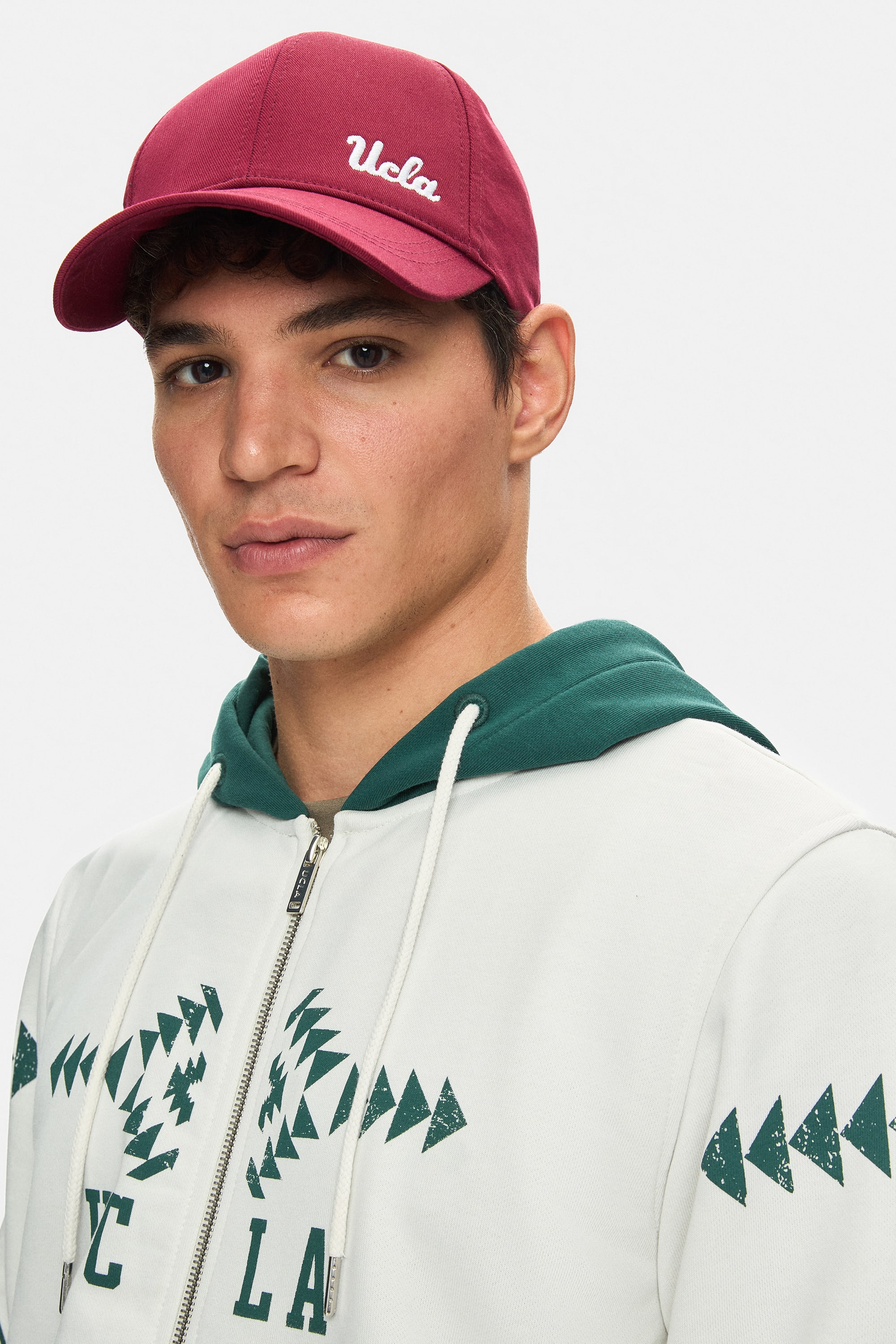 JENNER Bordo Baseball Cap Nakışlı - Unisex Şapka
