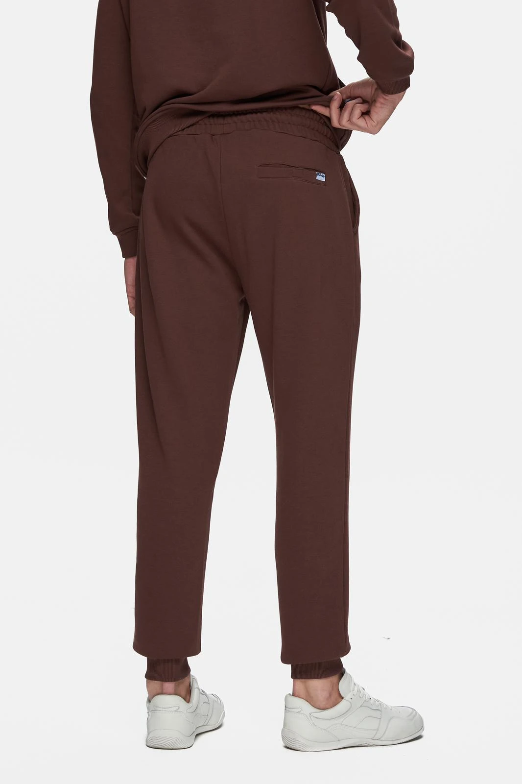 LUSKIN Kahve Daralan Kesim Baskılı Standard Fit Erkek Eşofman Altı