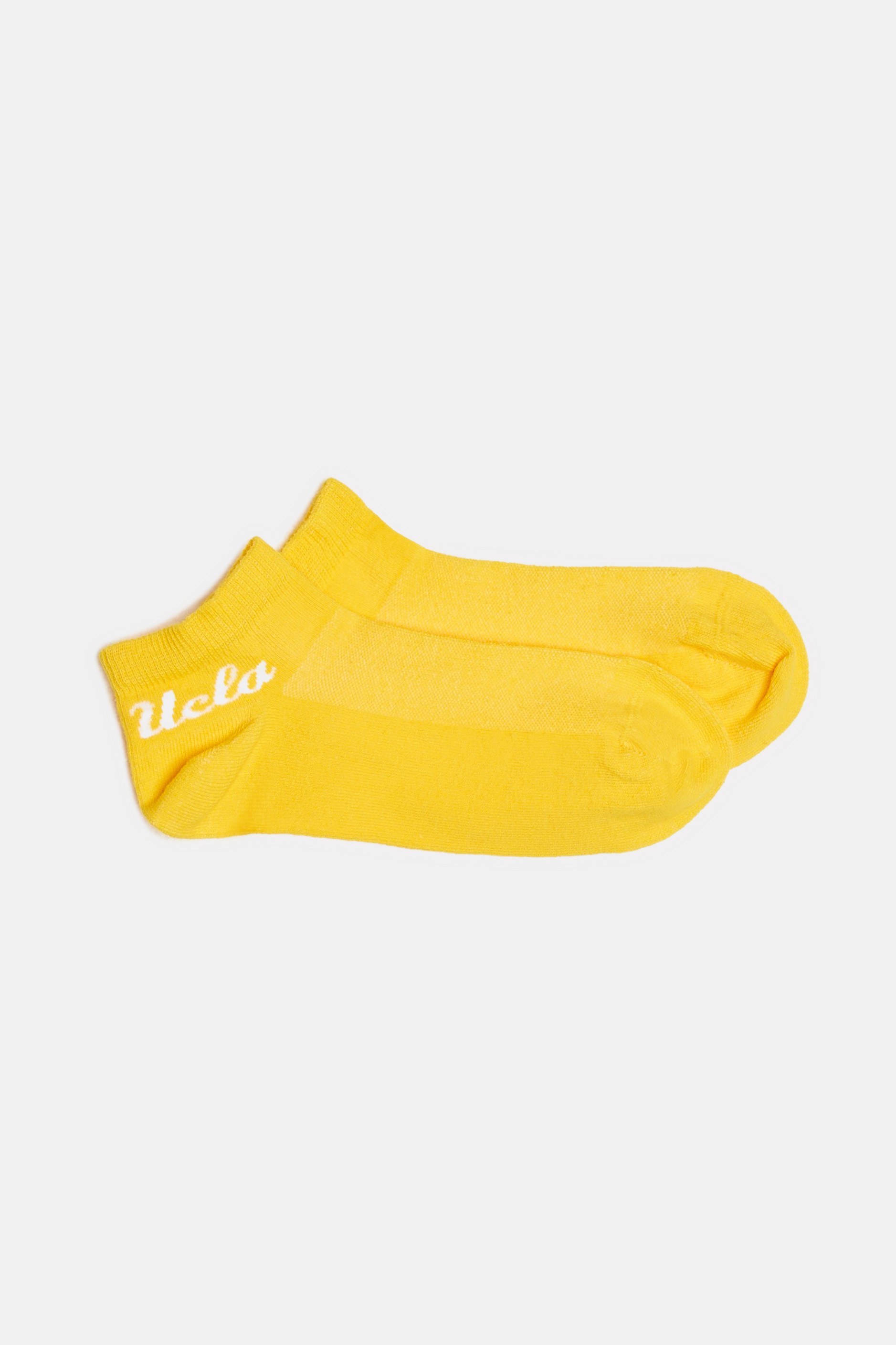 ADELITA 2'Lİ Sarı Babet jakarlı Standard Fit Unisex Çorap
