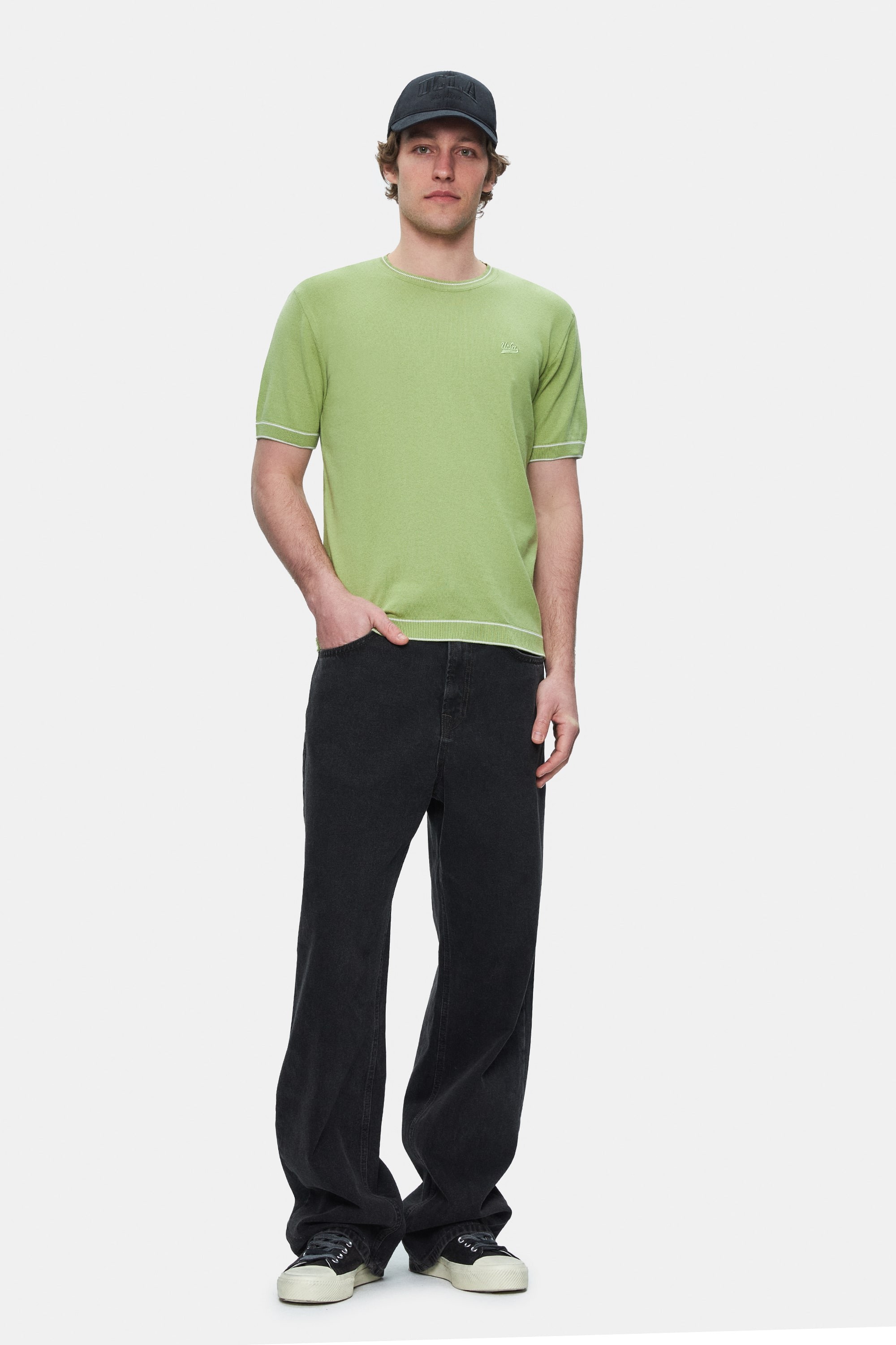 GERARD Yeşil Polo Yaka Nakışlı Standard Fit Erkek Tshirt