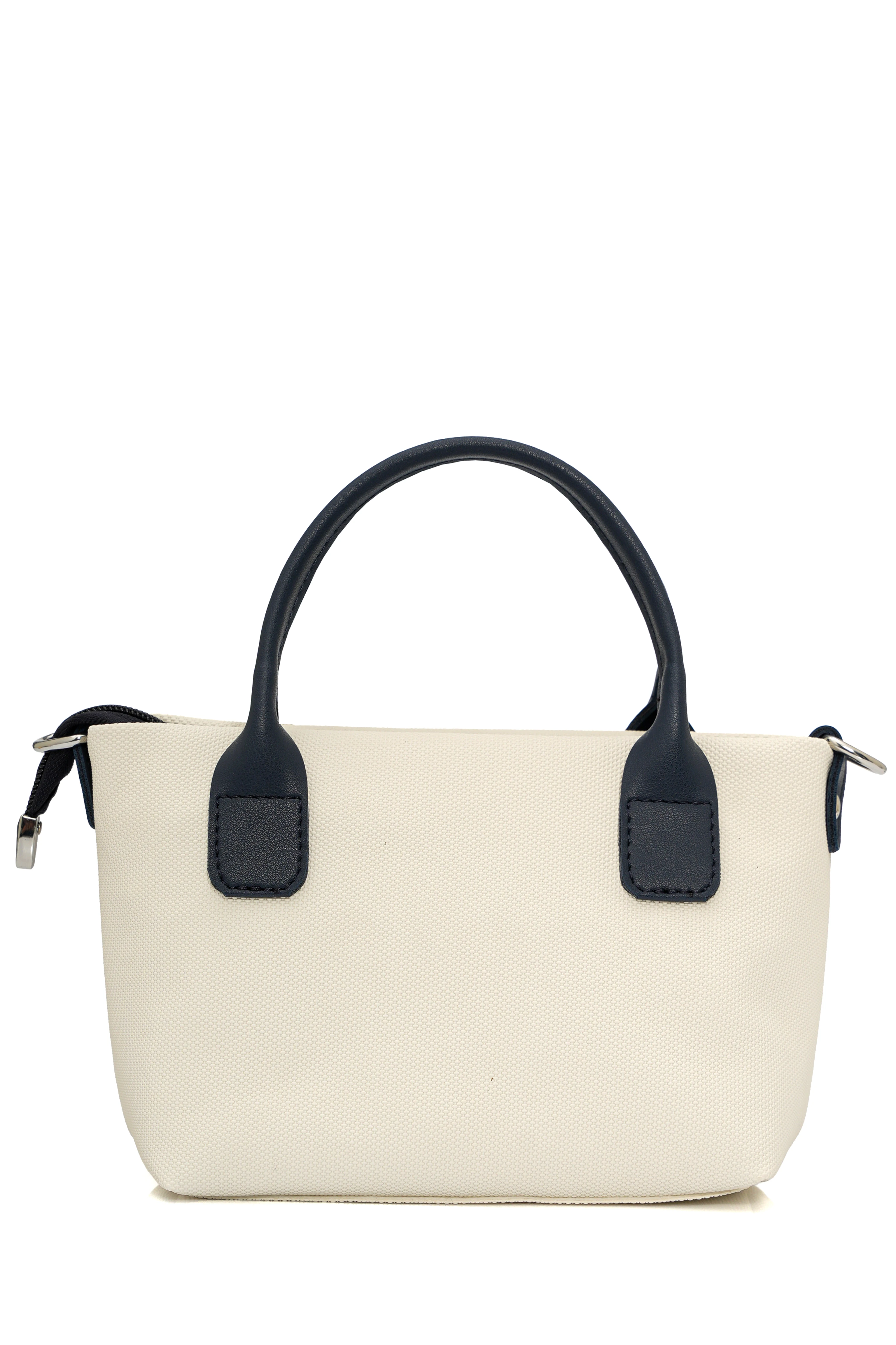 HARLOW Beyaz Suni Deri Midi Çapraz Çanta - Kadın Çanta