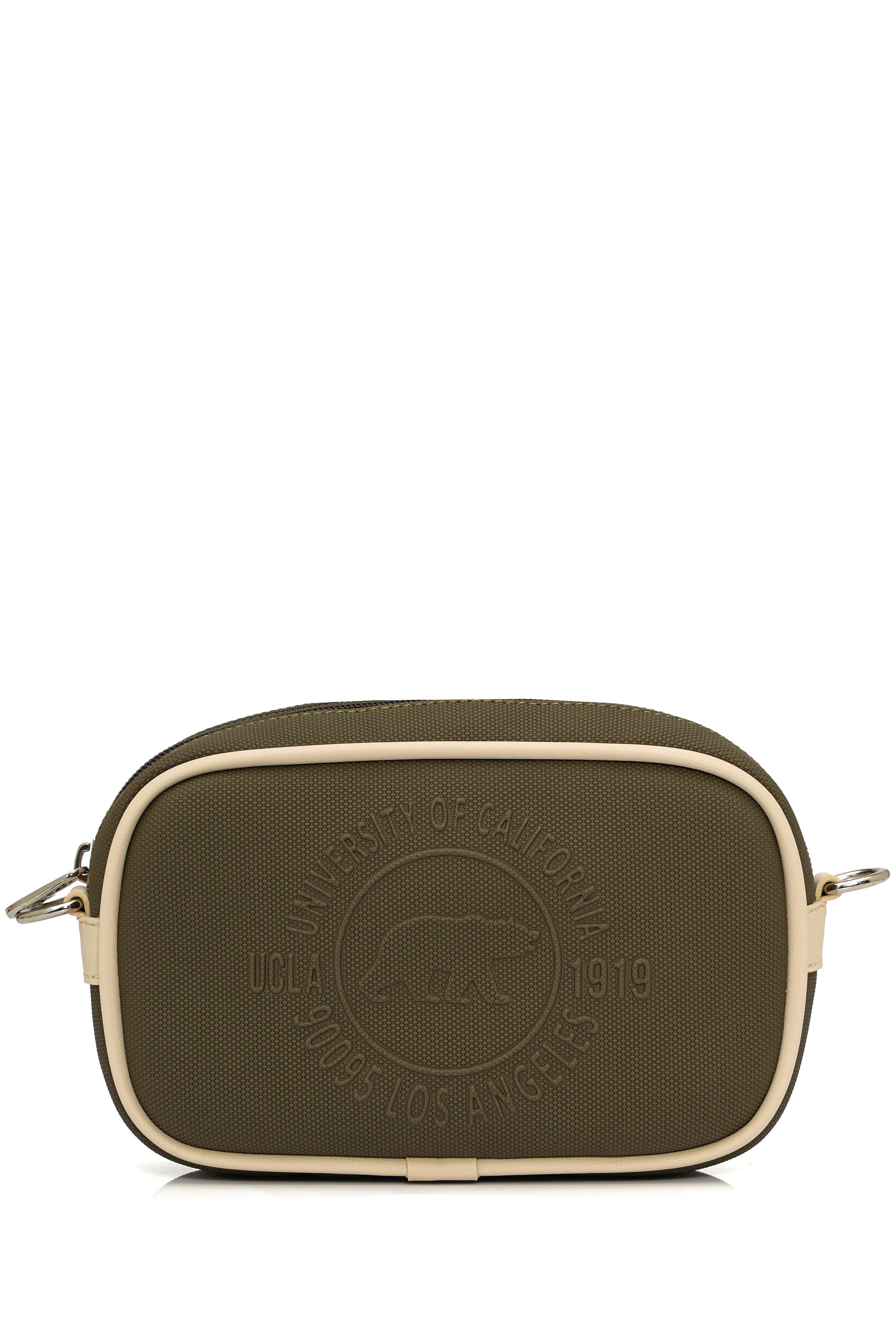 JAZZY Haki Suni Deri Çapraz Çanta - Kadın Çanta