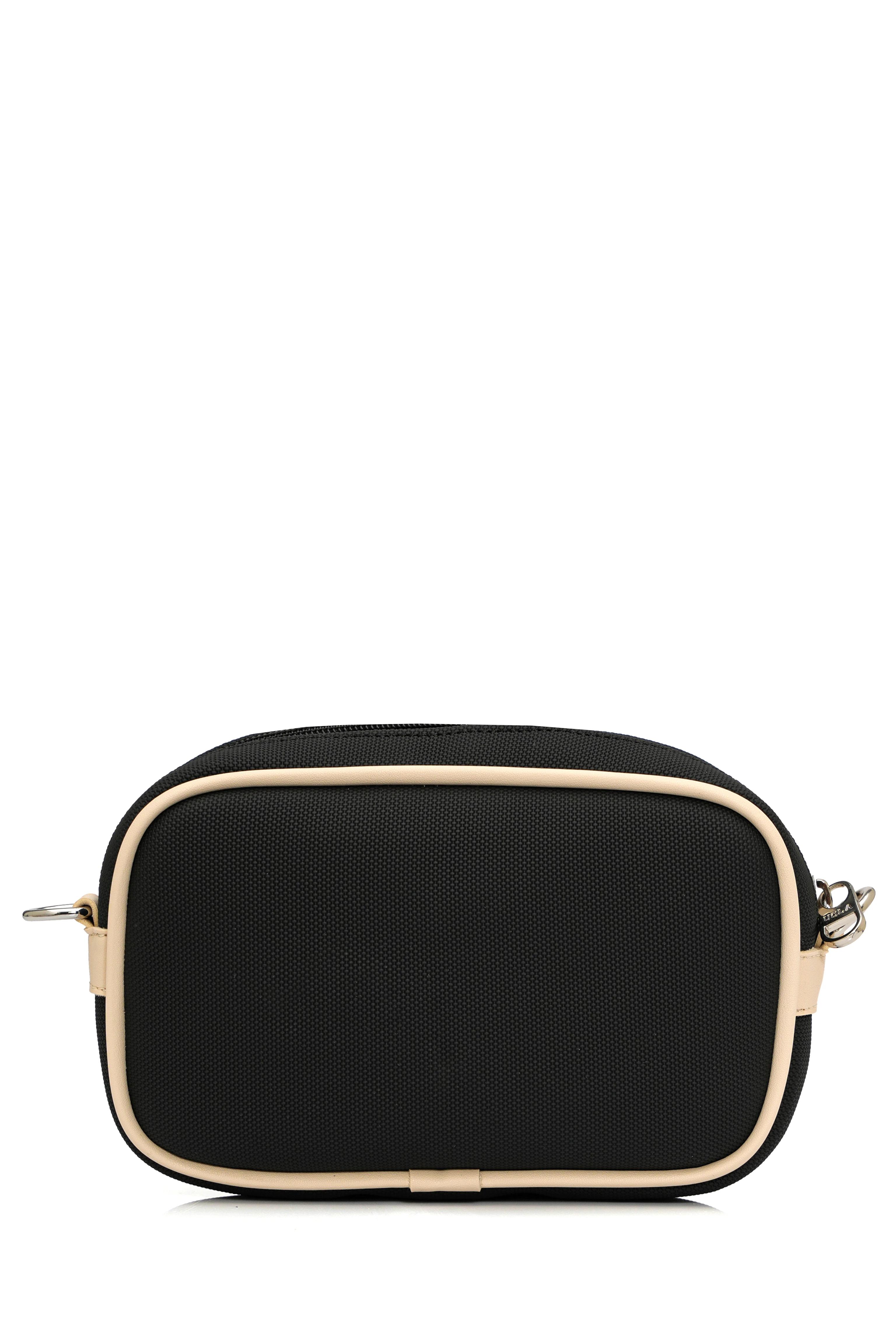 JAZZY Siyah Suni Deri Çapraz Çanta - Kadın Çanta