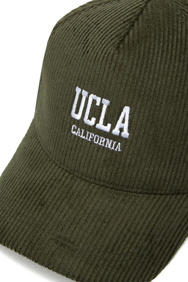 WINDSOR Yeşil Kadife Baseball Cap Nakışlı - Unisex Şapka