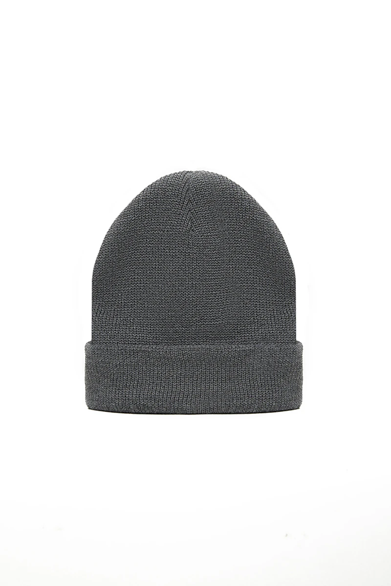 PACIFIC Koyu Gri Bere Nakışlı - Unisex Bere