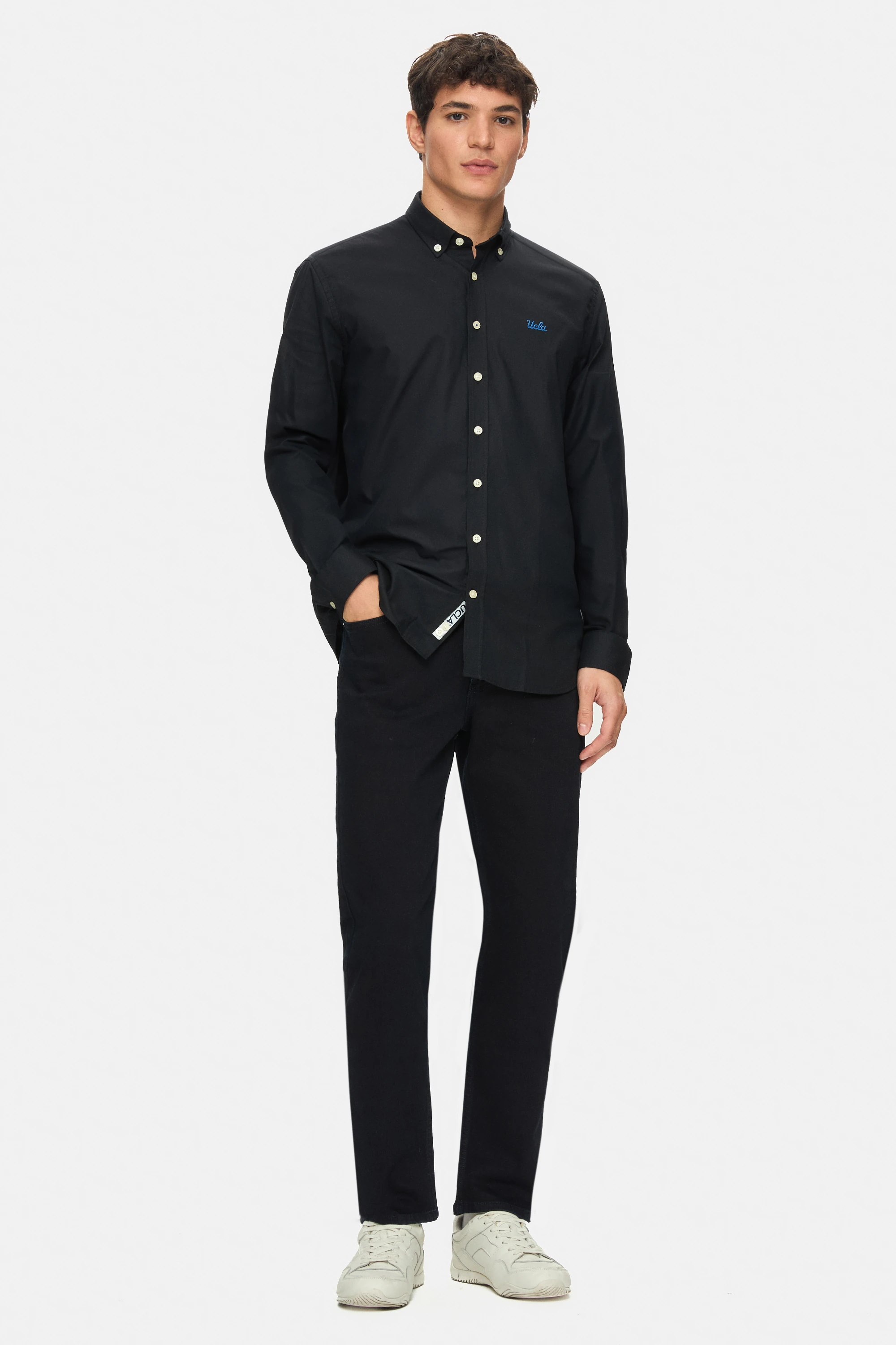 TARO Lacivert Non Denim Stragiht Fit Erkek Pantolon