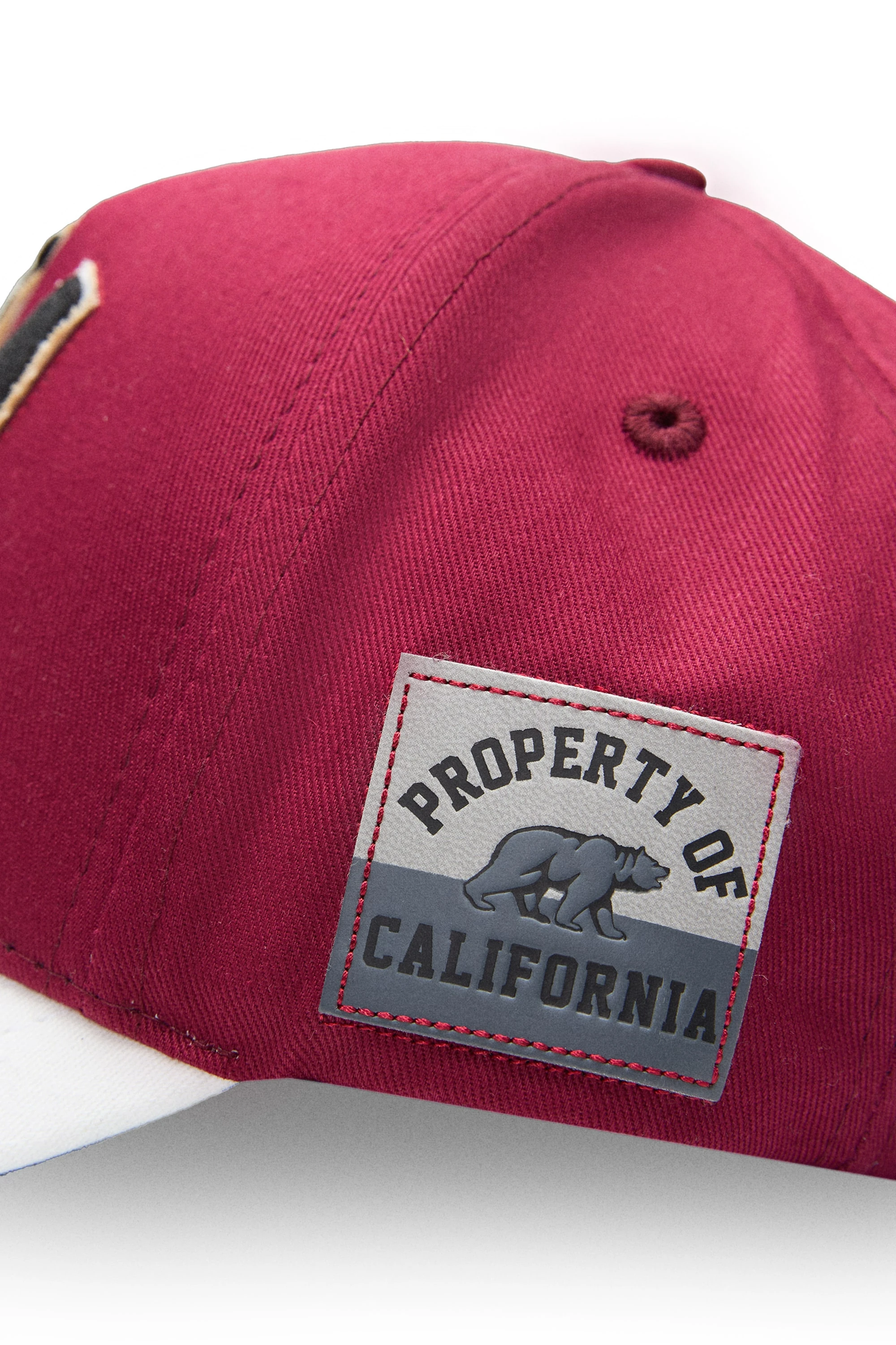 DELLWOOD Bordo Baseball Cap Nakışlı Unisex Şapka