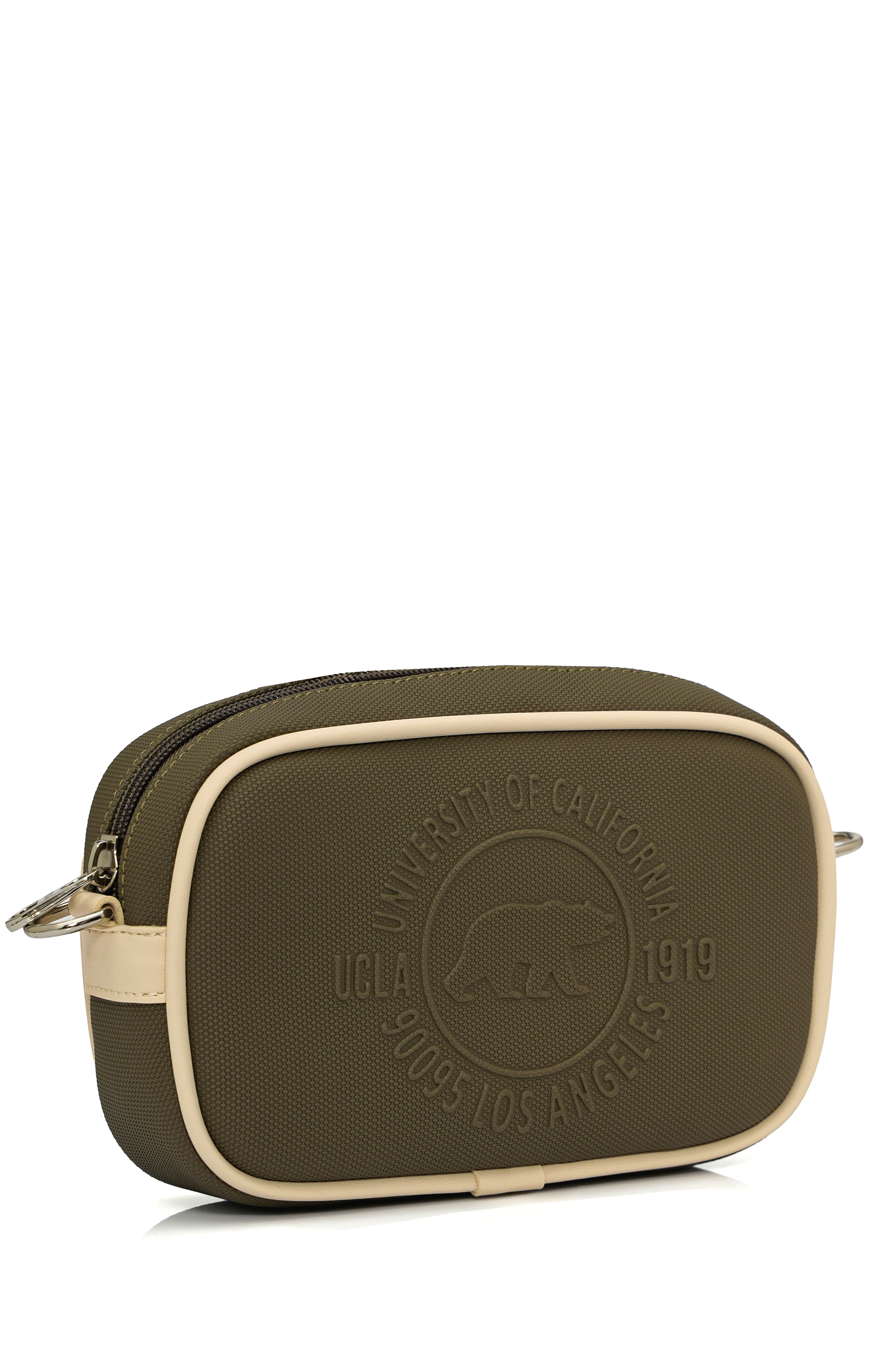 JAZZY Haki Suni Deri Çapraz Çanta - Kadın Çanta