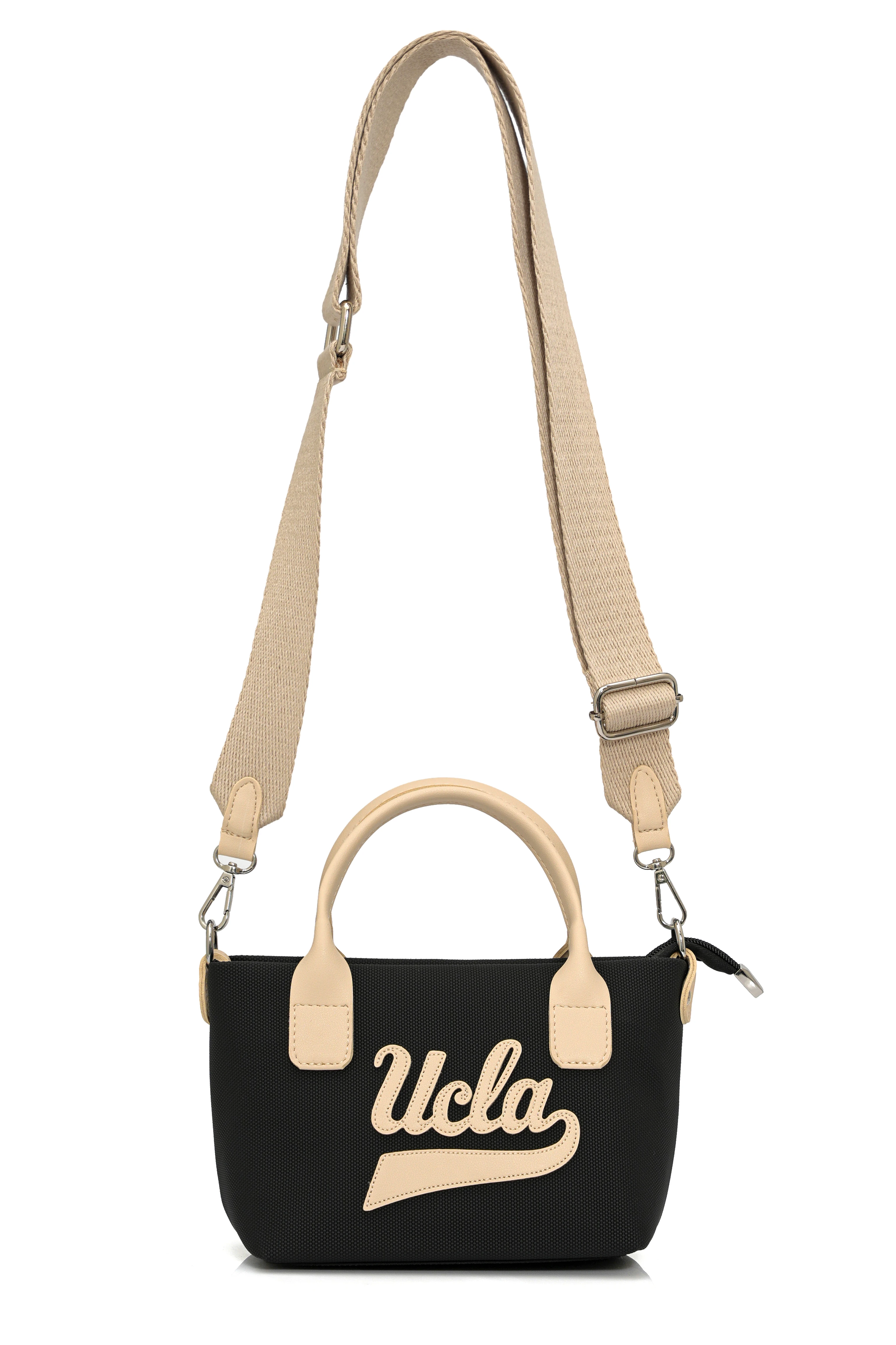 HARLOW Siyah Suni Deri Midi Çapraz Çanta - Kadın Çanta