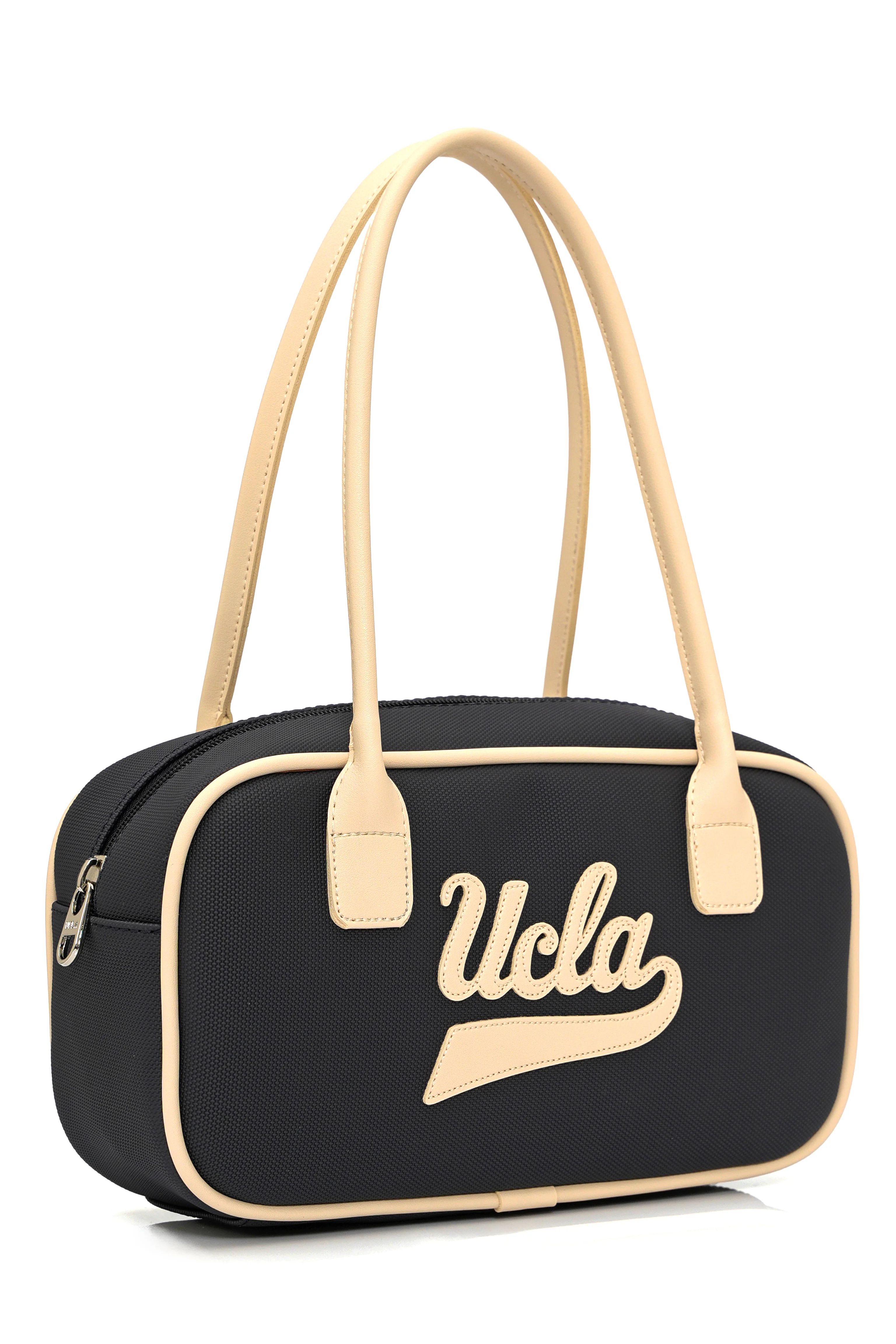 SHARON Lacivert Suni Deri Omuz Çantası - Kadın Çanta