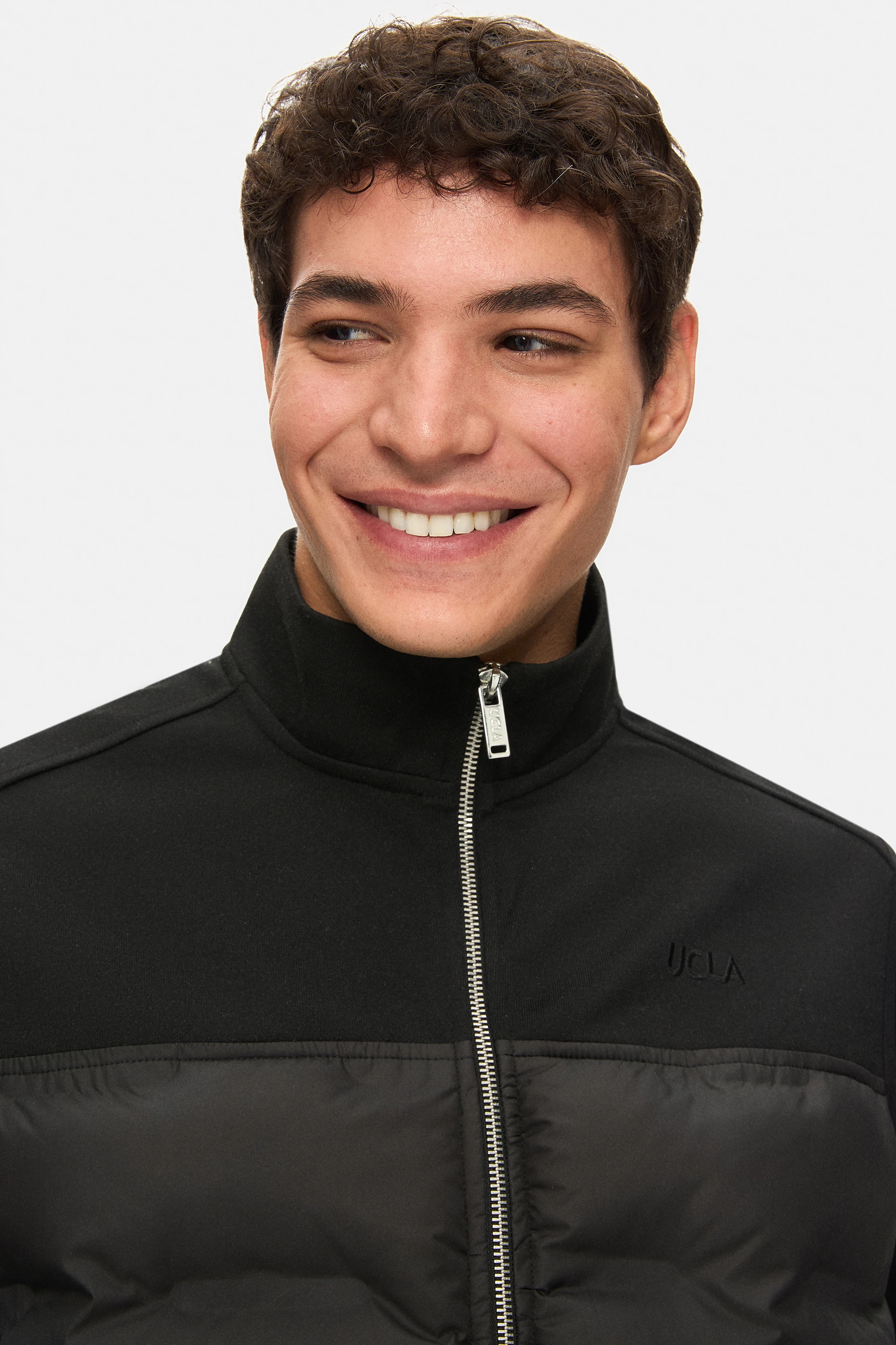 MATHIAS Siyah Fermuarlı ve Cepli Scuba Kumaş Standard Fit Erkek Yelek