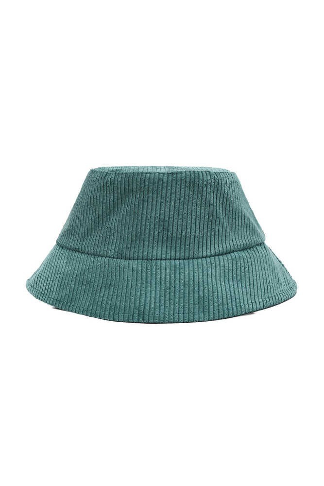 CARRIE Yeşil Bucket-Kadife Nakışlı - Unisex Şapka