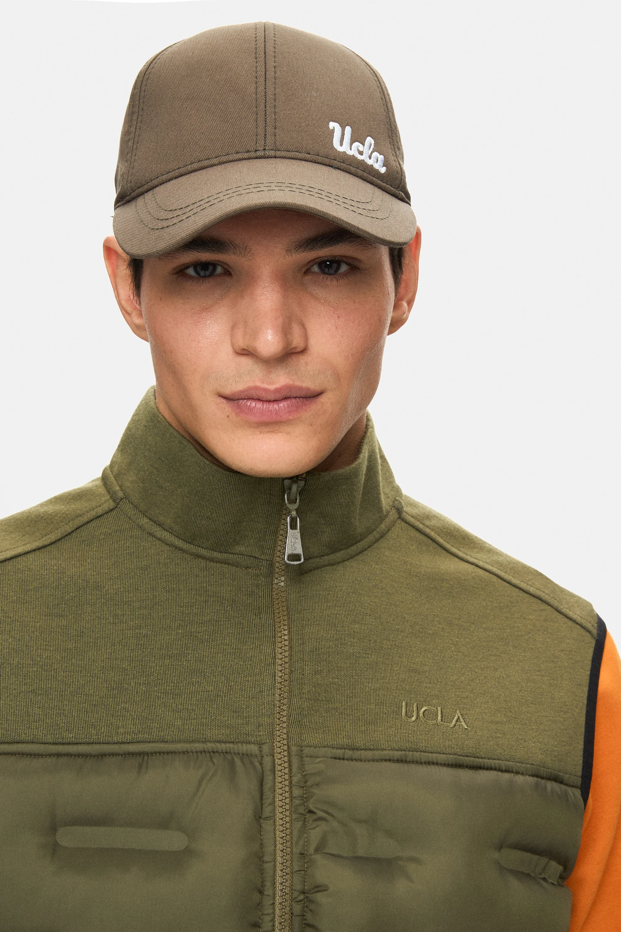 MATHIAS Haki Fermuarlı ve Cepli Scuba Kumaş Standard Fit Erkek Yelek