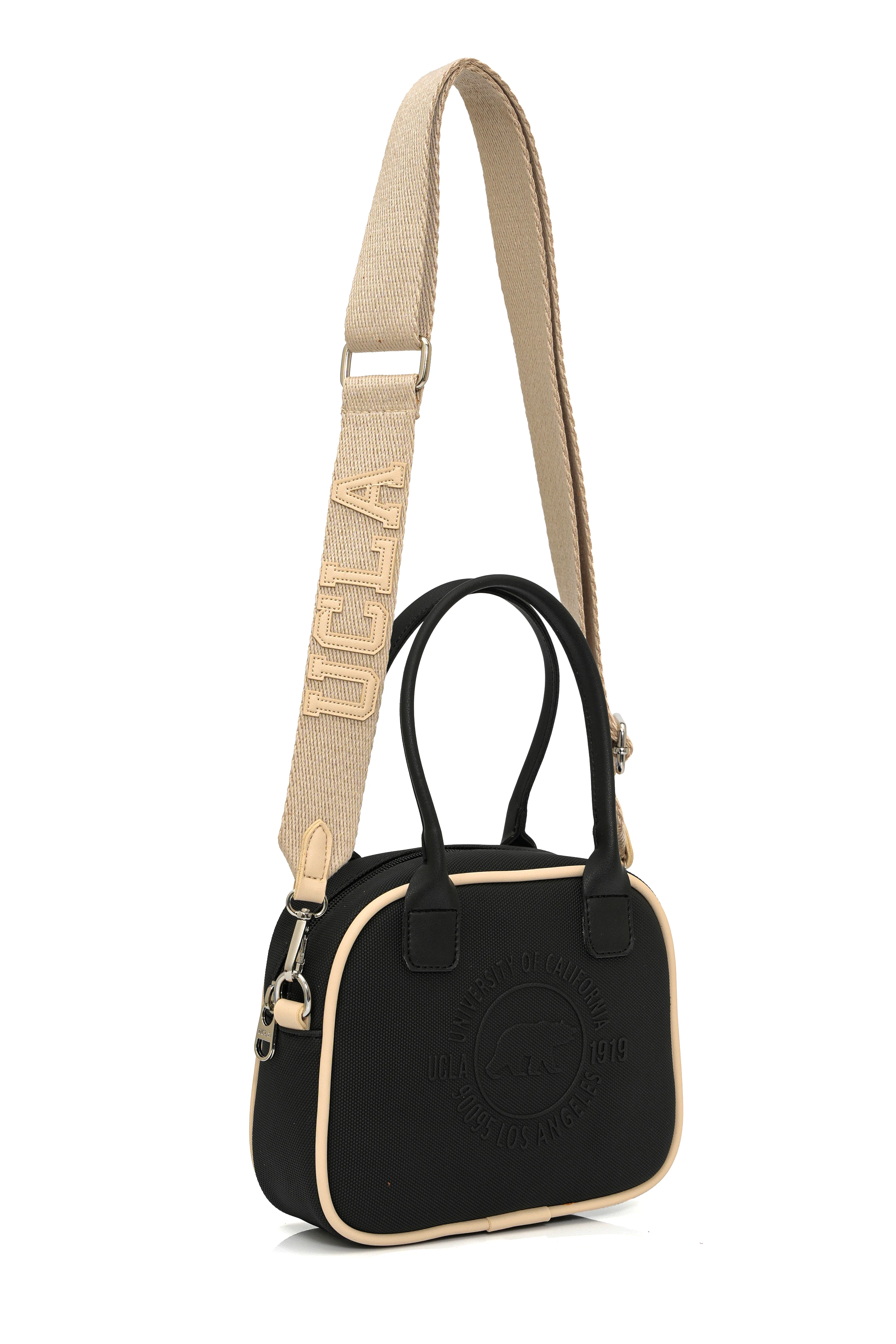 AZURA Siyah Askılı Suni Deri Çapraz Çanta - Kadın Çanta