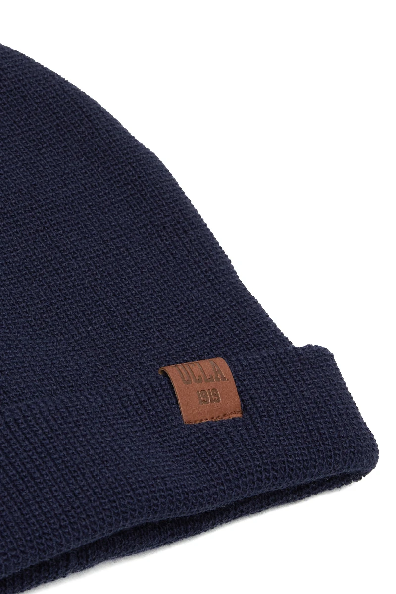 PACIFIC Lacivert Bere Nakışlı - Unisex Bere