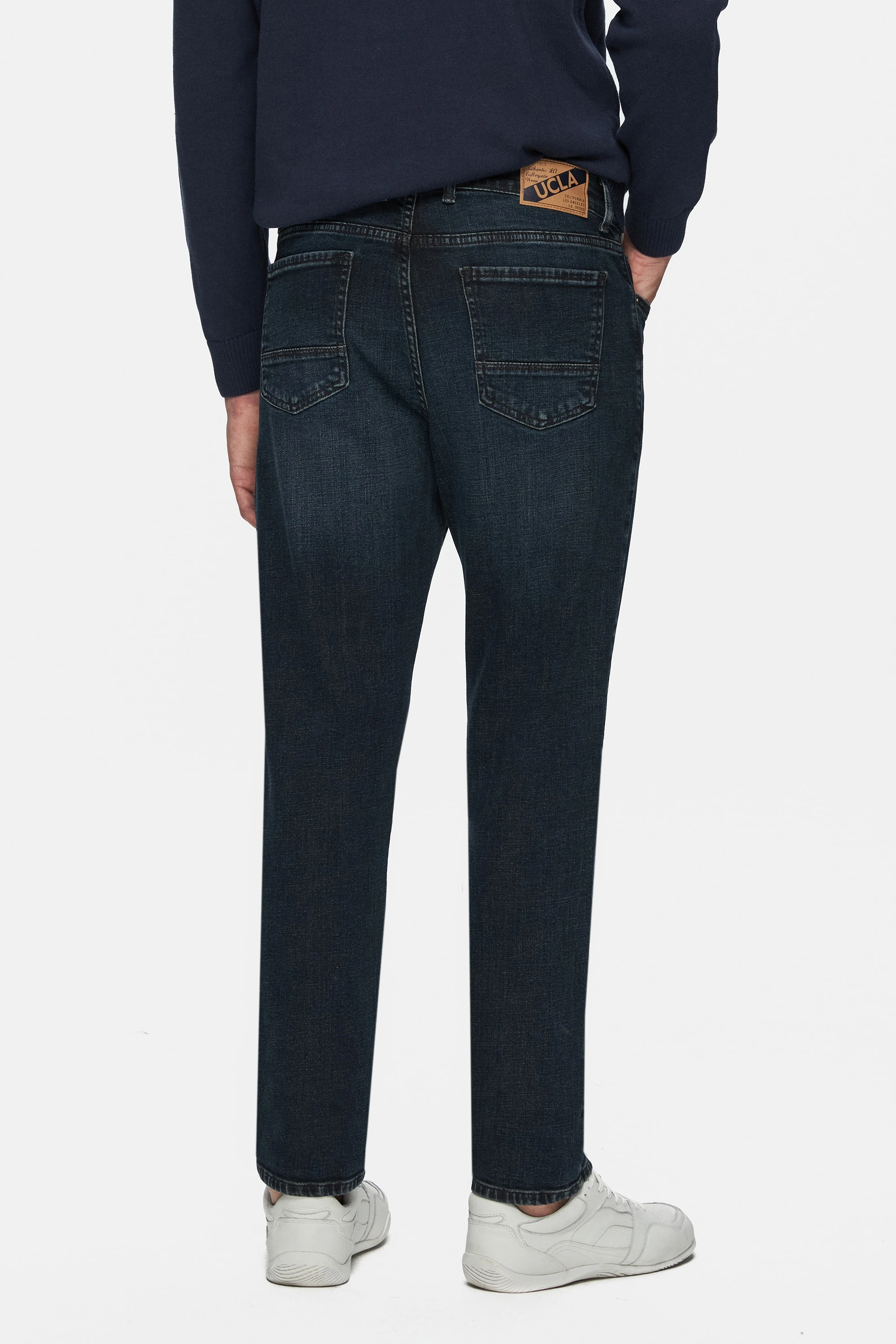 MURRAY Mavi Denim Nakışlı Standard Fit Erkek Pantolon