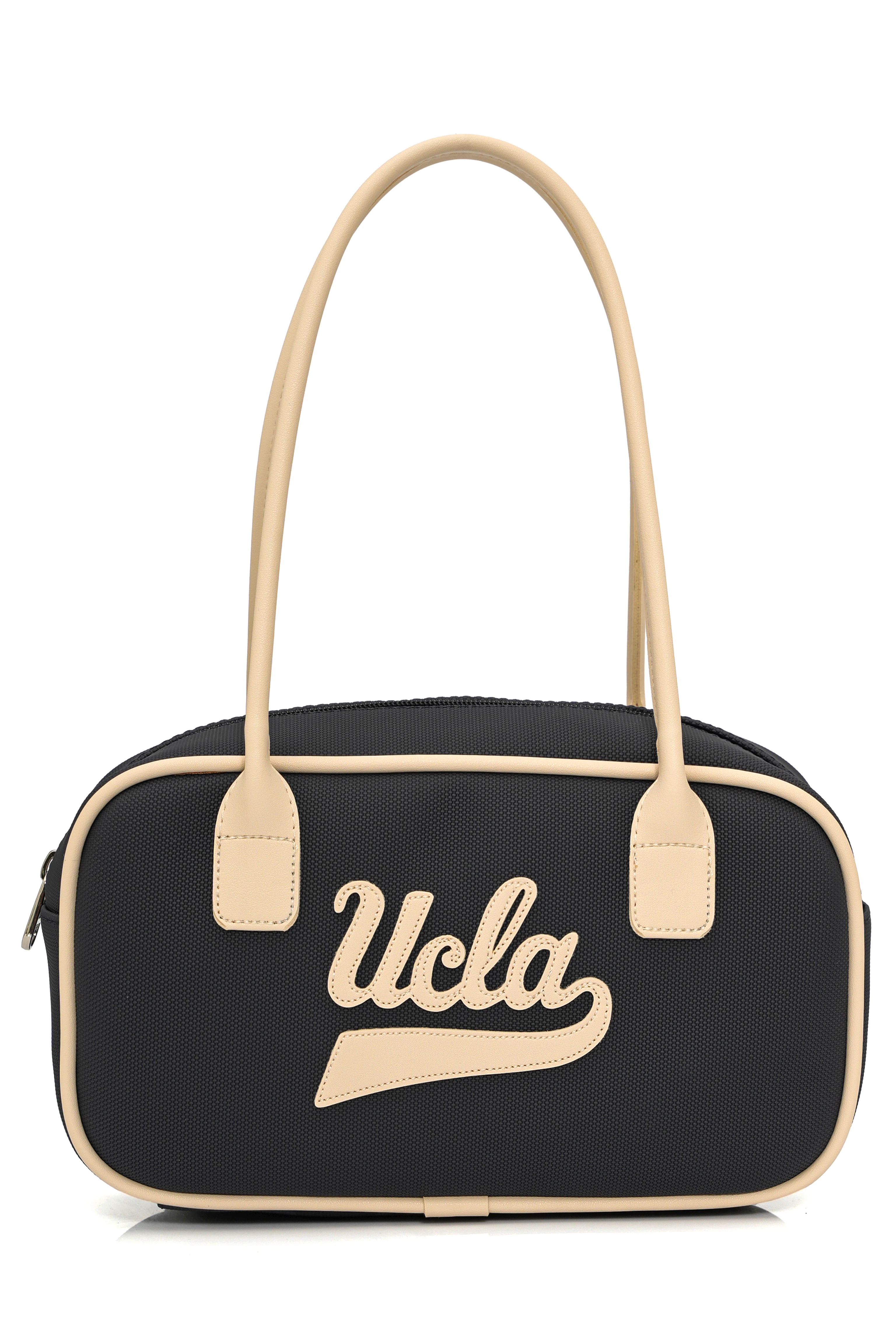 SHARON Lacivert Suni Deri Omuz Çantası - Kadın Çanta