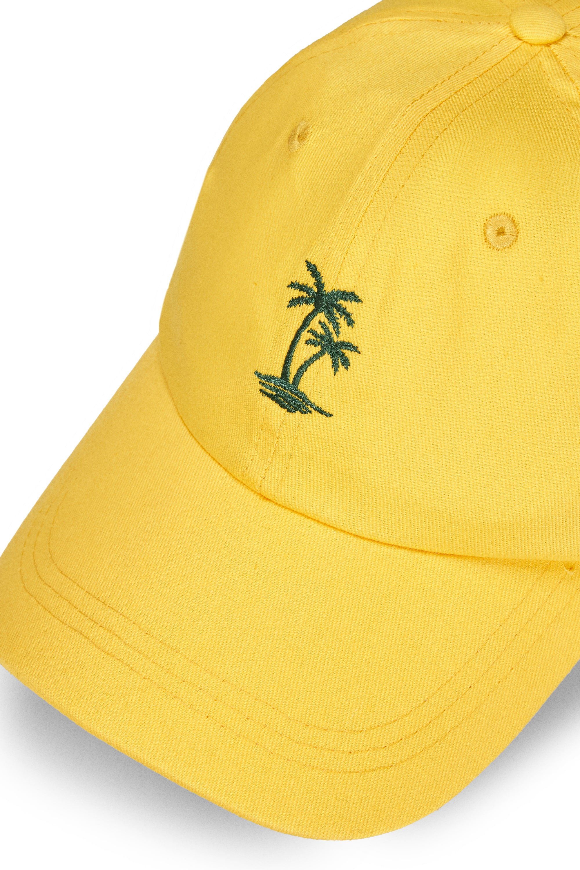 ANISTON Sarı Baseball Cap Nakışlı - Unisex Şapka