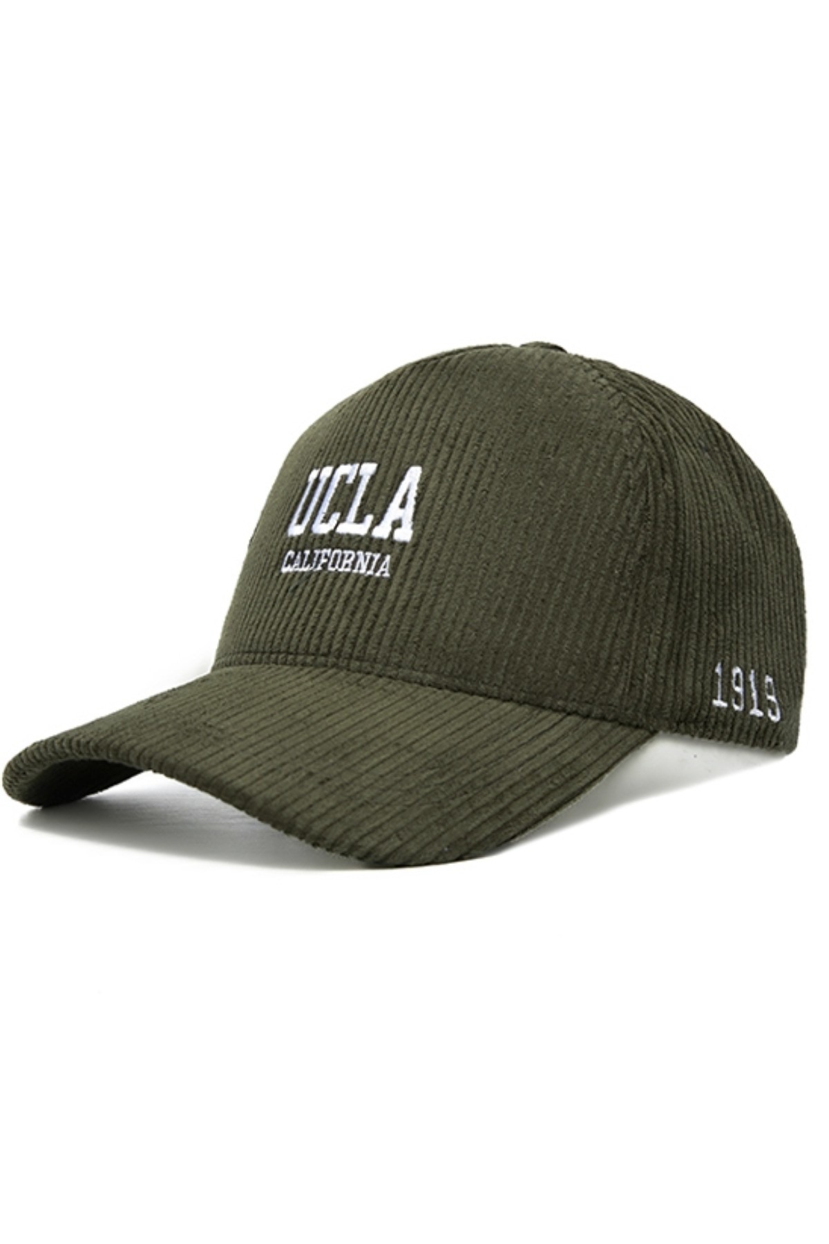 WINDSOR Yeşil Kadife Baseball Cap Nakışlı - Unisex Şapka