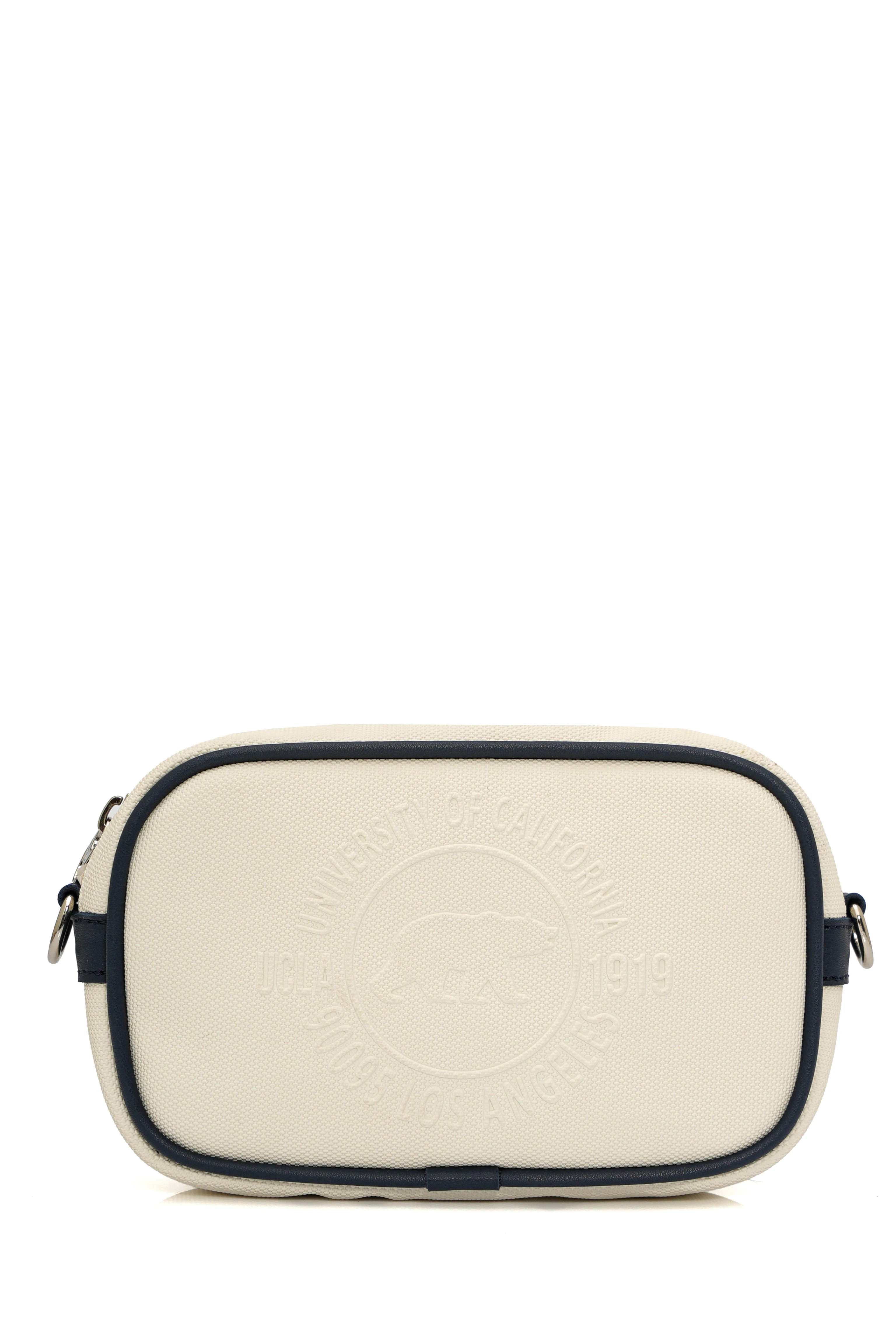 JAZZY Beyaz Suni Deri Çapraz Çanta - Kadın Çanta