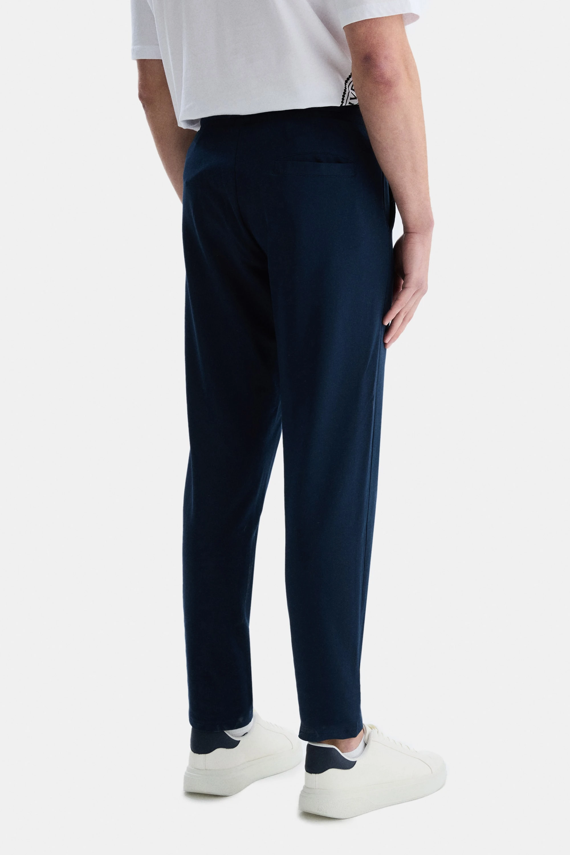 CONNOR Lacivert Nakışlı Standard Fit Erkek Eşofman Altı