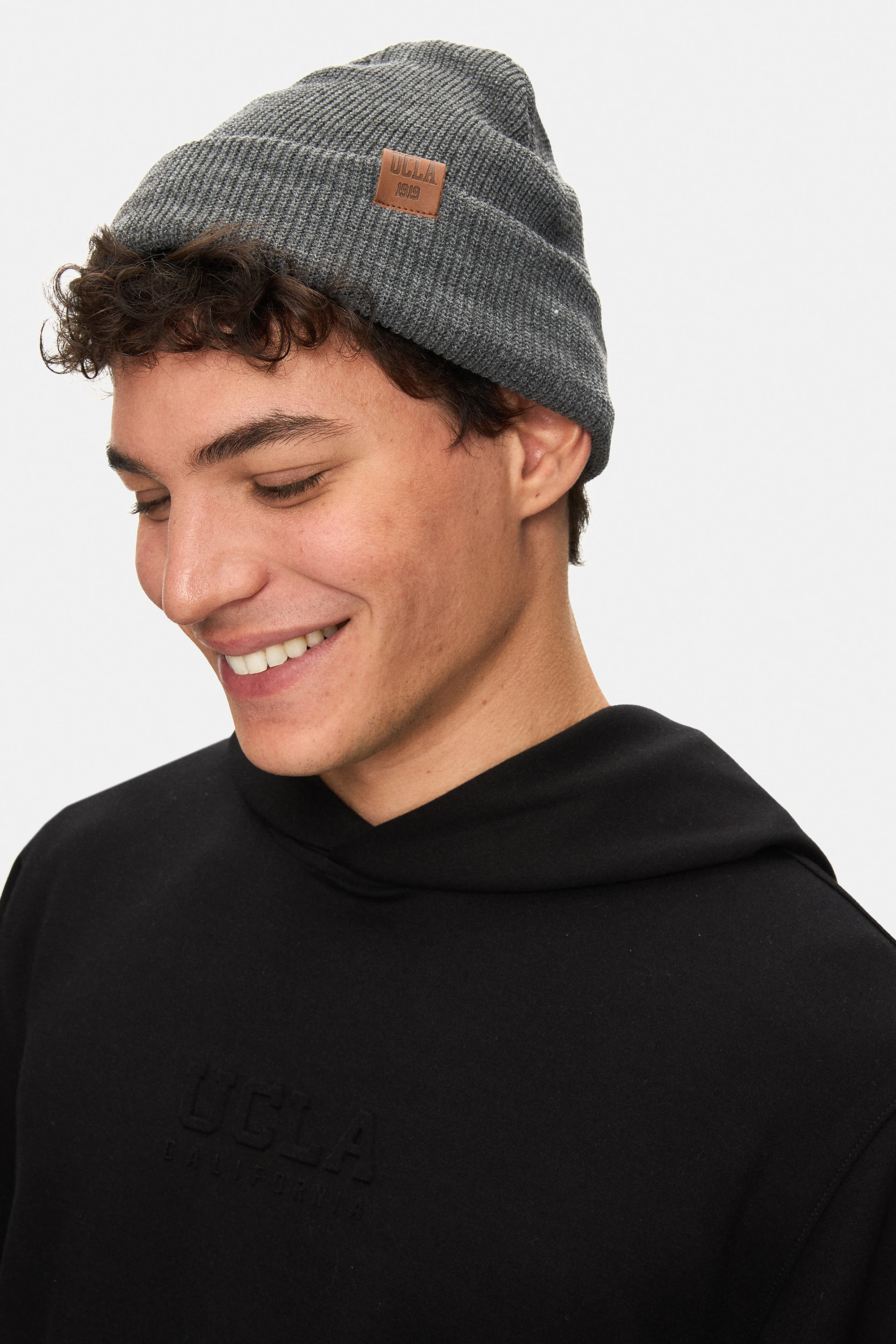 PACIFIC Koyu Gri Bere Nakışlı - Unisex Bere