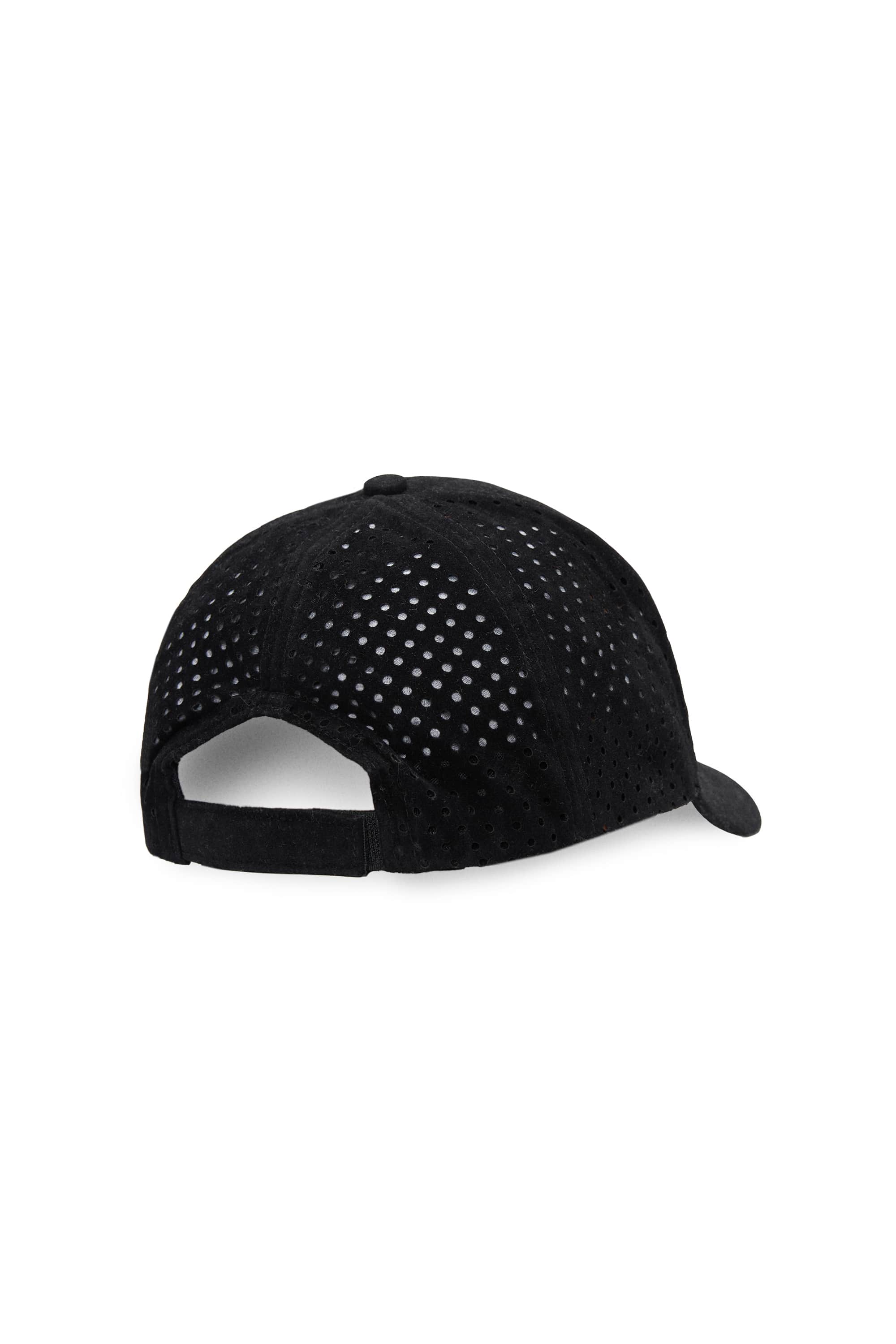 JUPITO Siyah Baseball Cap Fileli ve Metal tokalı Unisex Şapka