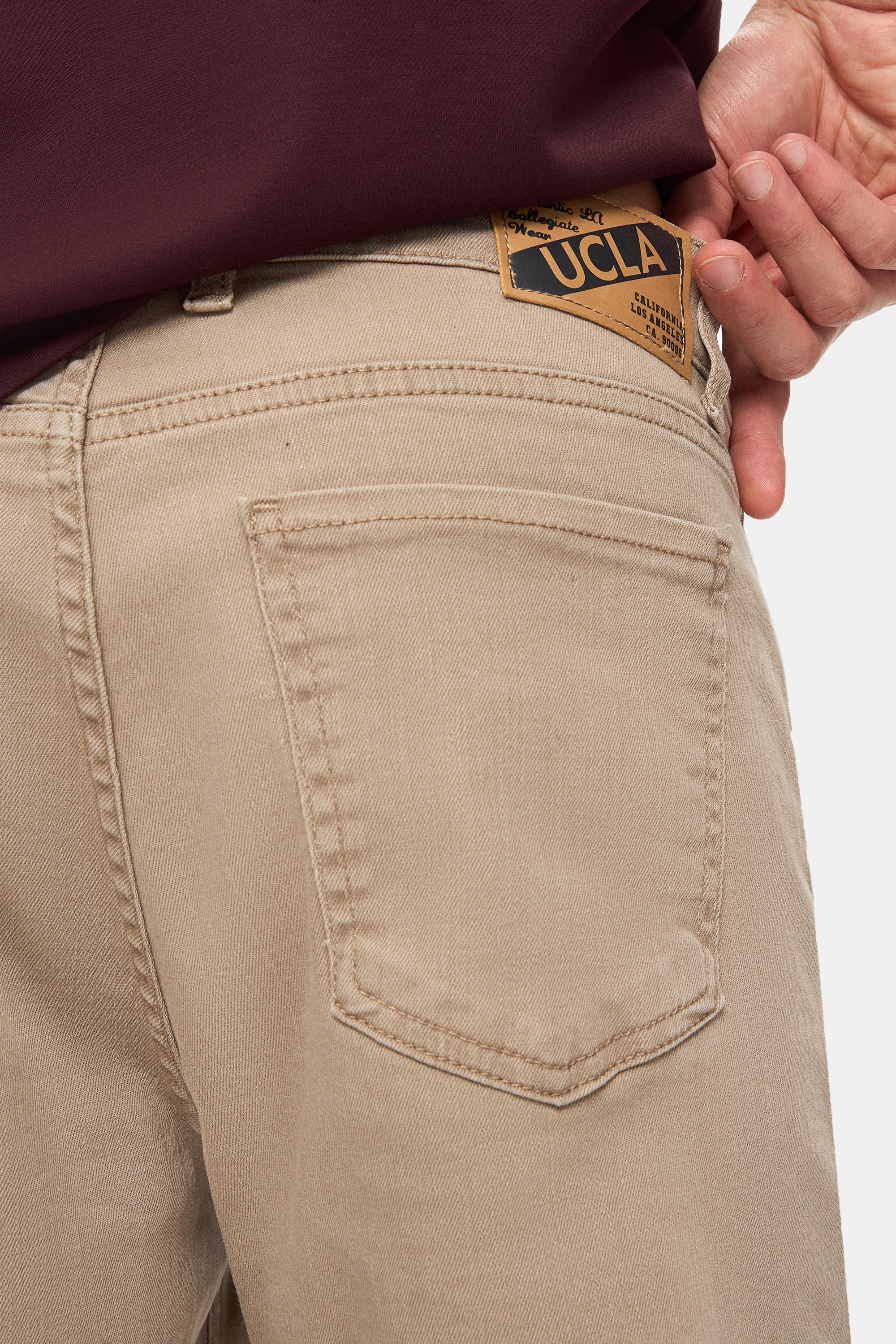 TARO Bej Non Denim Stragiht Fit Erkek Pantolon