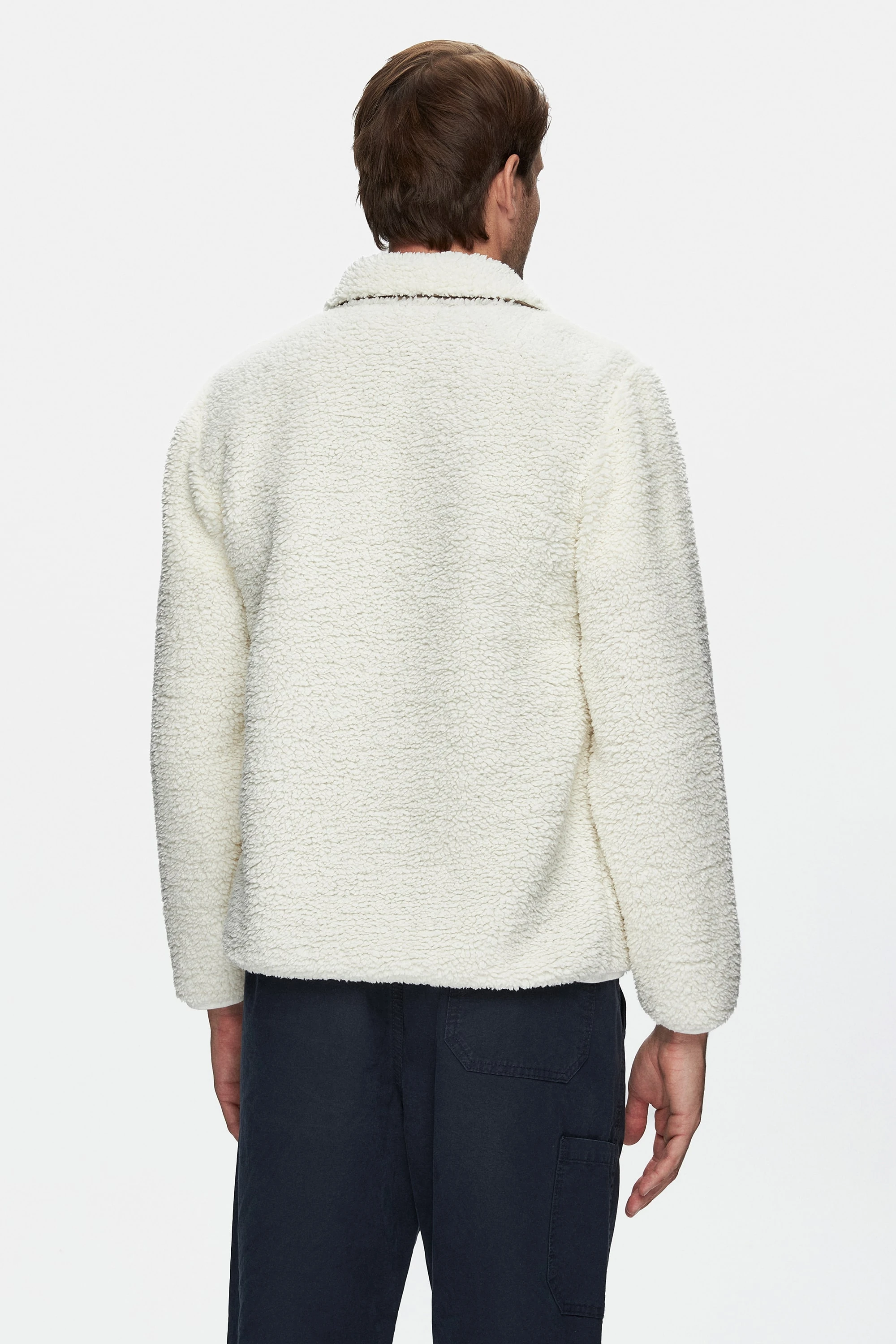 SINEAD Kemik Rengi Polar Standard Fit Erkek Ceket