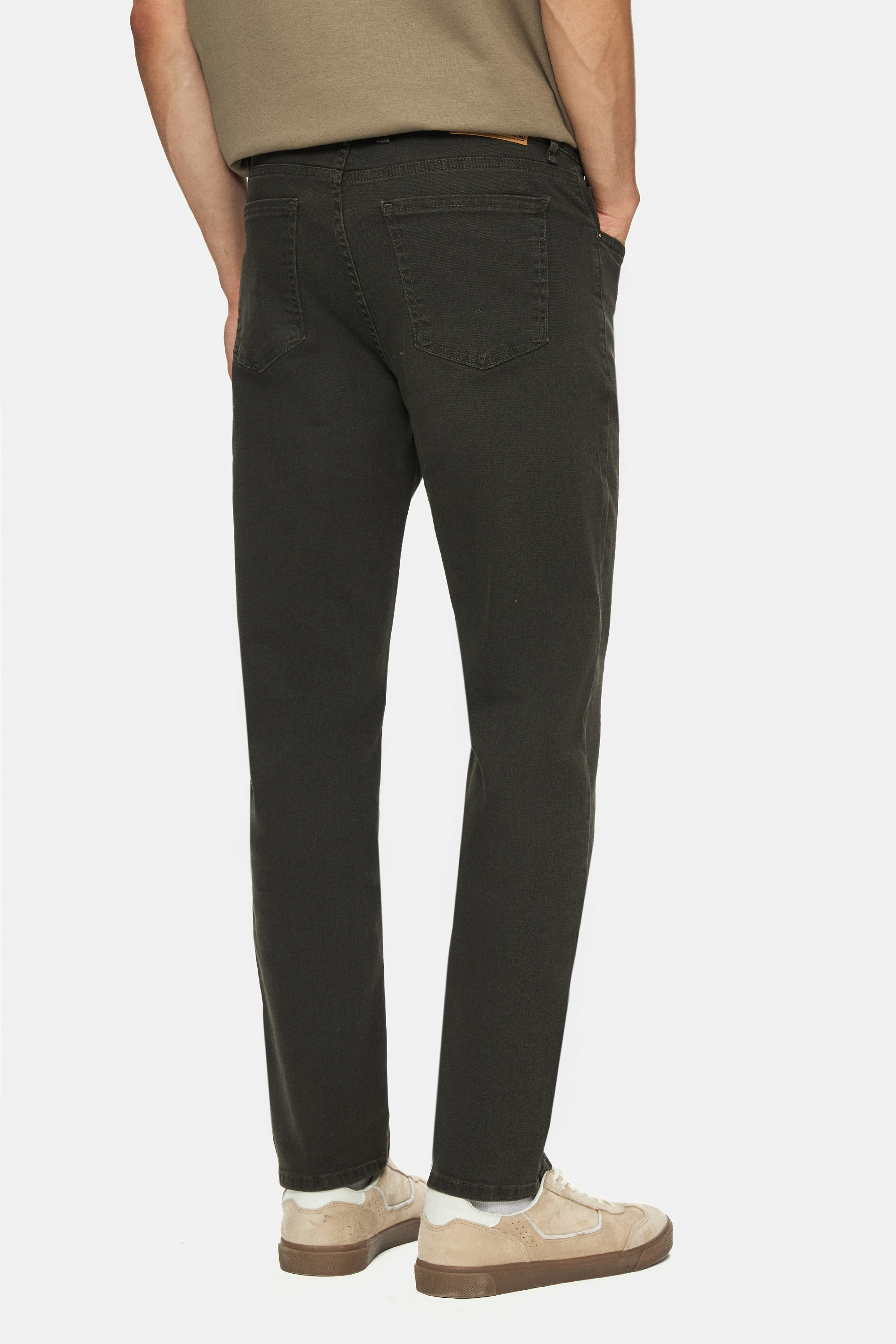 TARO Haki Non Denim Stragiht Fit Erkek Pantolon