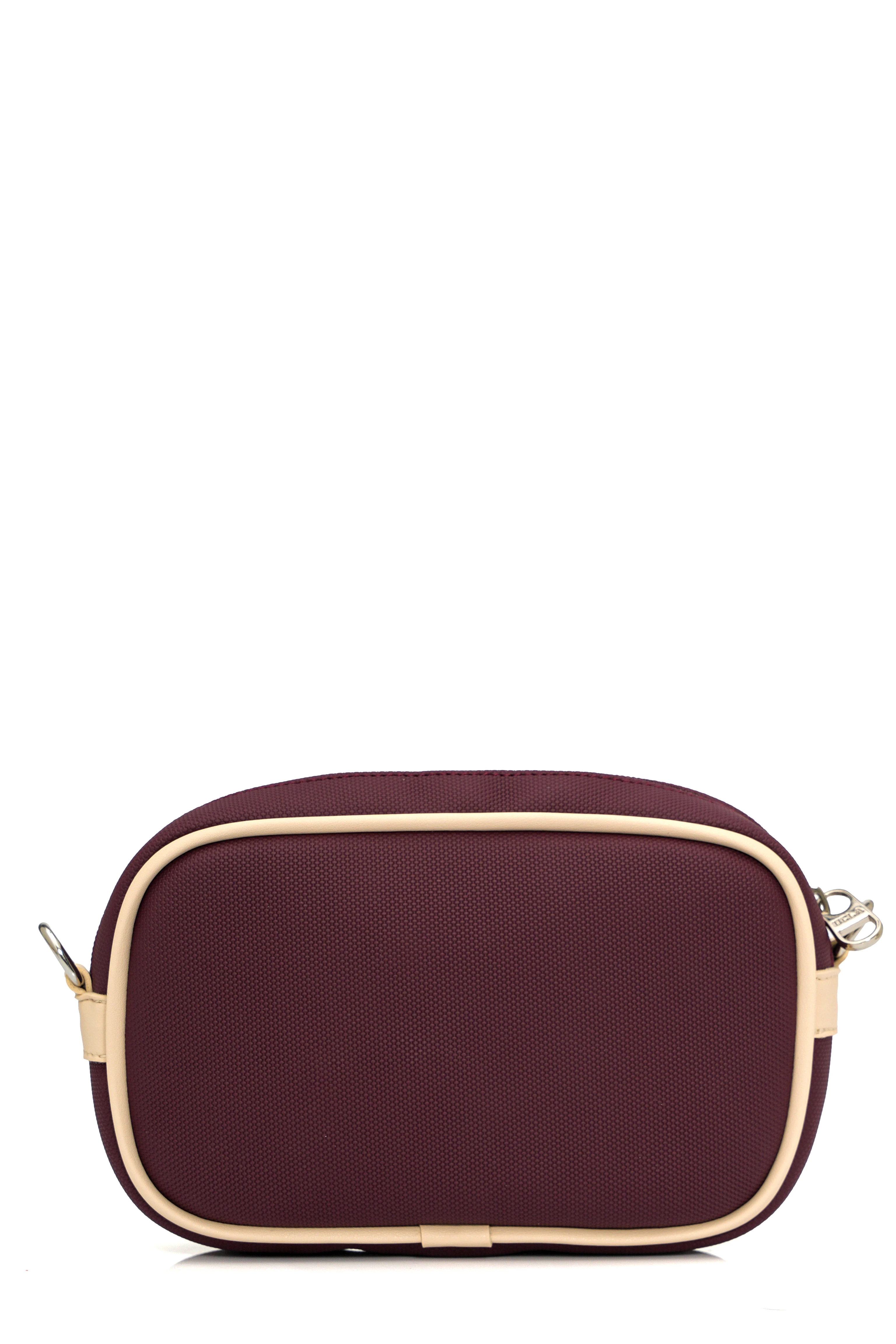 JAZZY Bordo Suni Deri Çapraz Çanta - Kadın Çanta