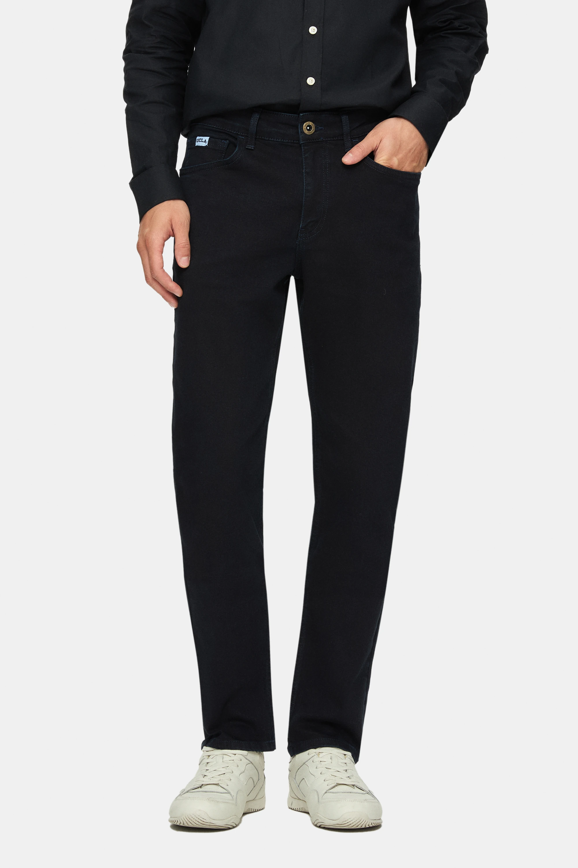 TARO Lacivert Non Denim Stragiht Fit Erkek Pantolon