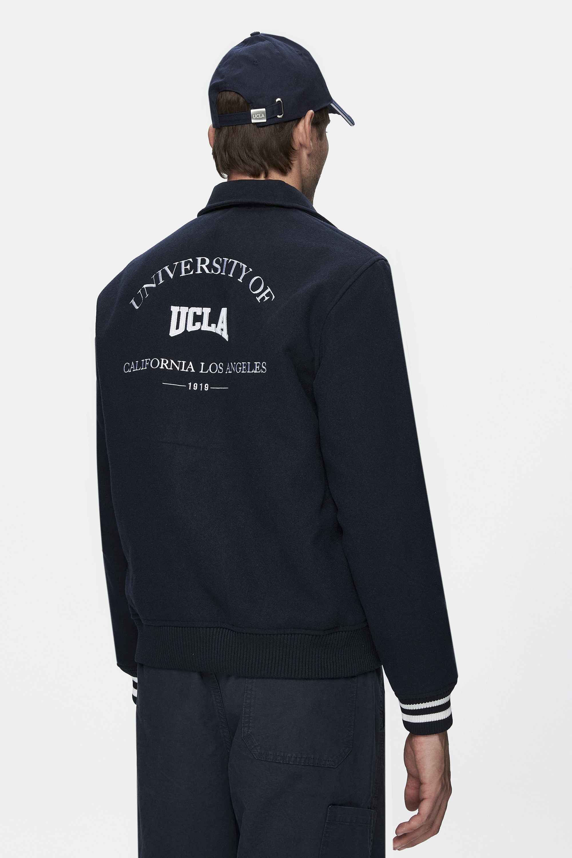 KEANE Lacivert Kaşe Kolej Ceket Çıtçıtlı Standard Fit Erkek Ceket