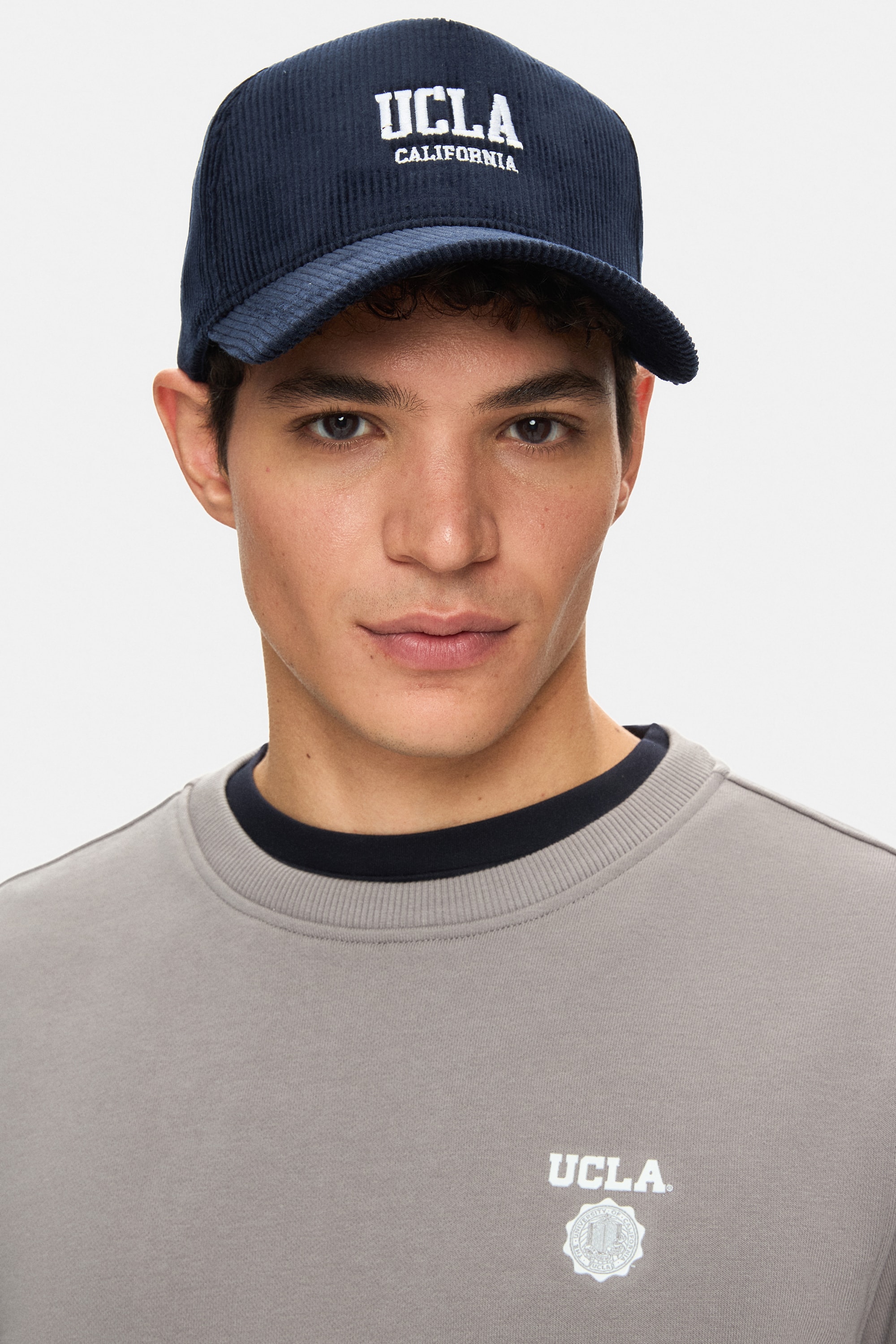 VALLEY Grafit Bisiklet Yaka Baskılı Standard Fit Erkek Sweatshirt