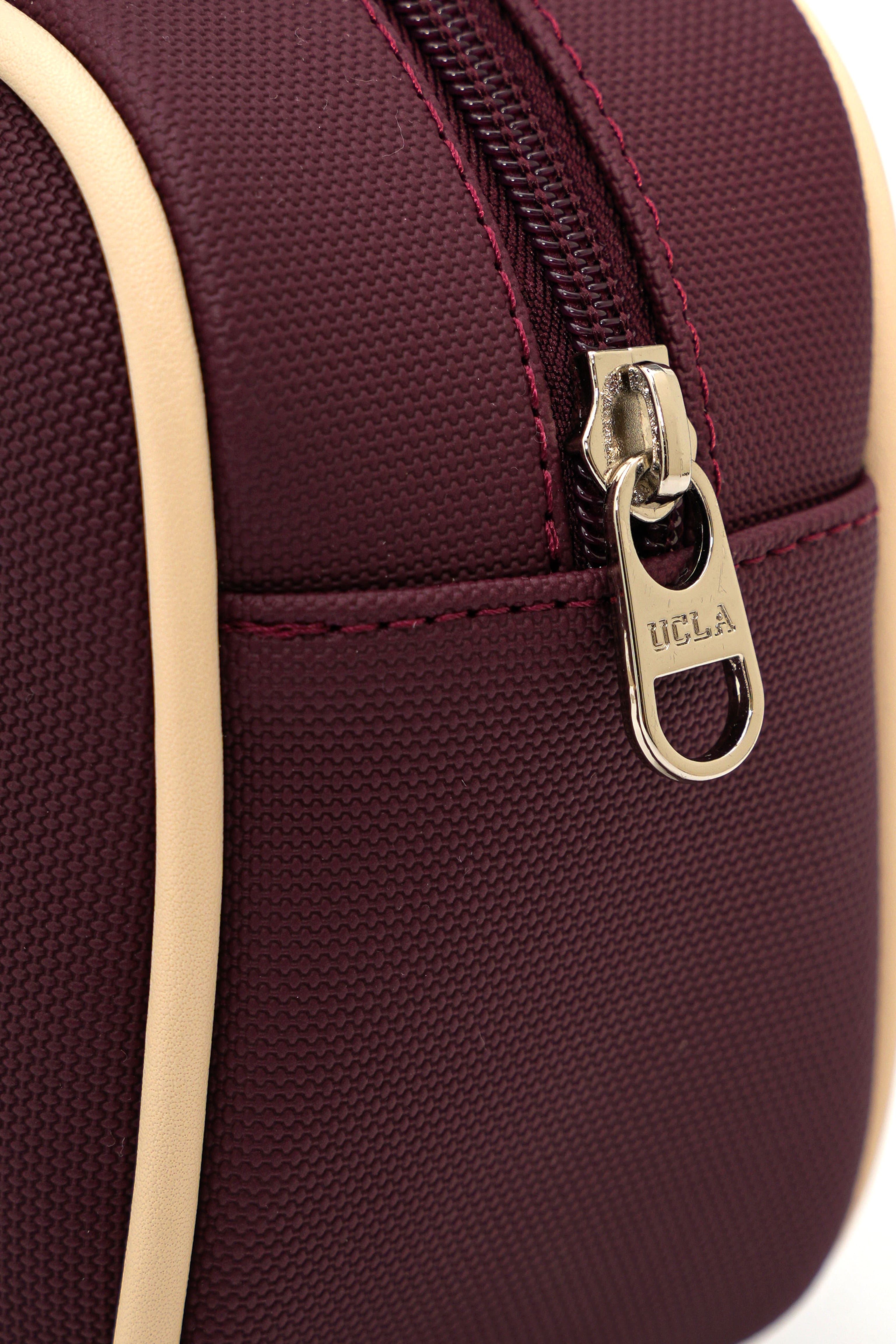 SHARON Bordo Suni Deri Omuz Çantası - Kadın Çanta