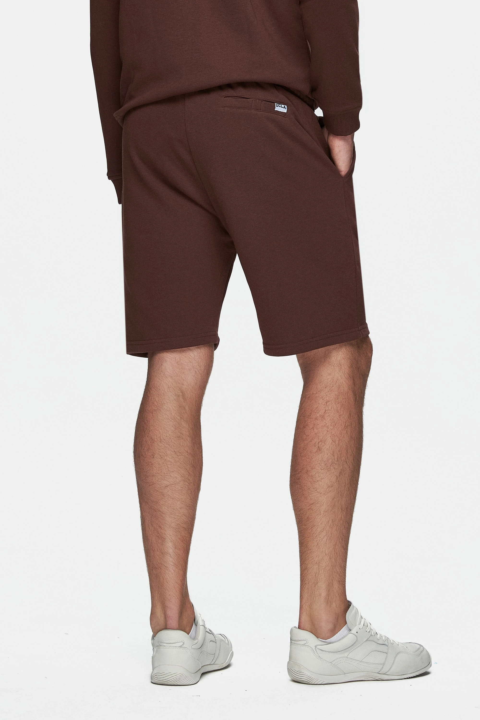 RANDY Kahve Baskılı Standard Fit Erkek Örme Şort