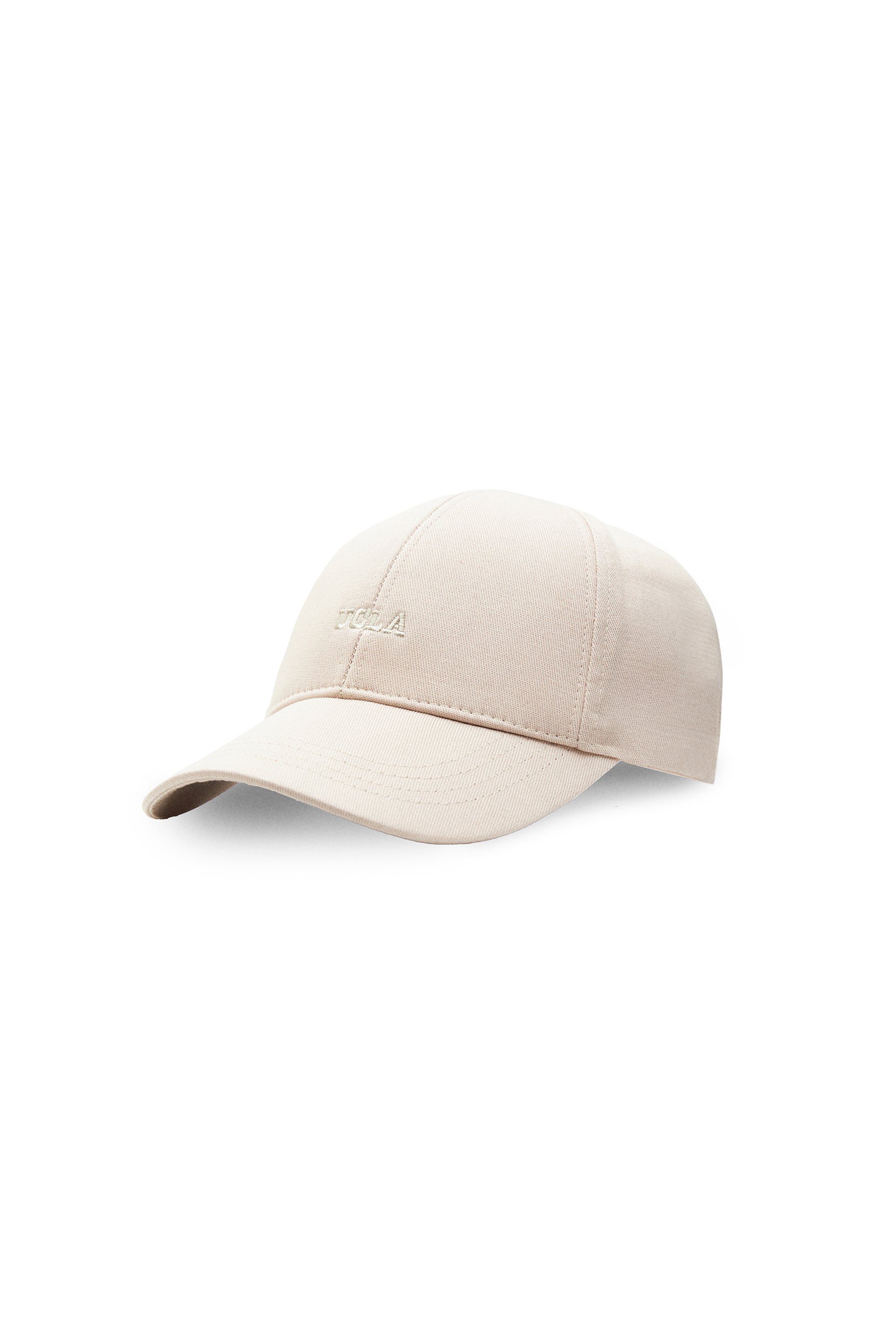 ARGENTO Bej Baseball Cap Nakışlı Unisex Şapka