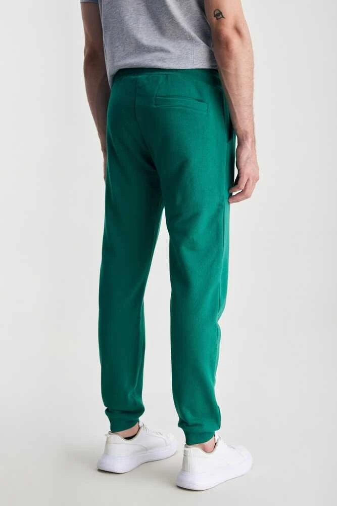 LUSKIN Yeşil Daralan Kesim Baskılı Standard Fit Erkek Eşofman Altı