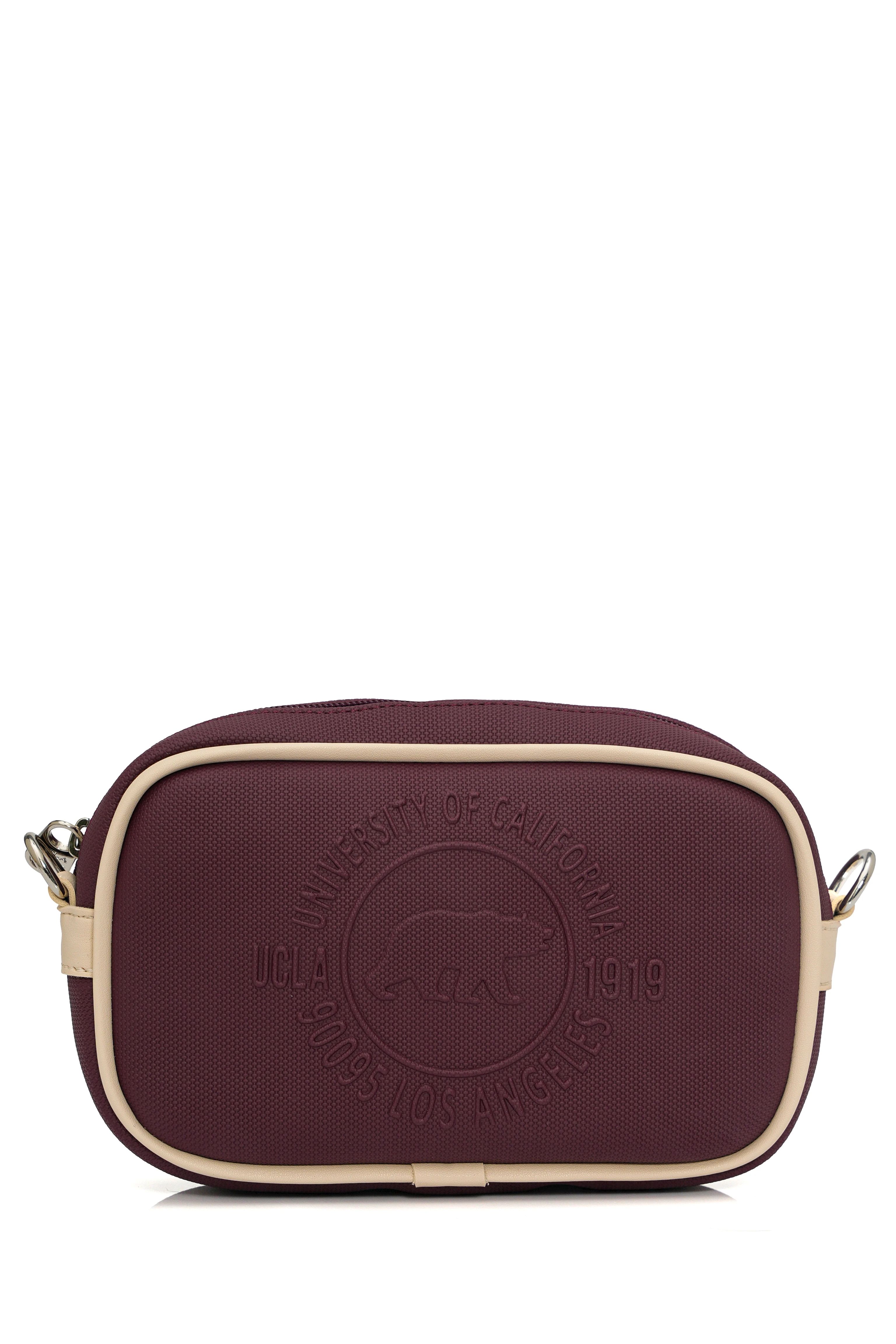 JAZZY Bordo Suni Deri Çapraz Çanta - Kadın Çanta