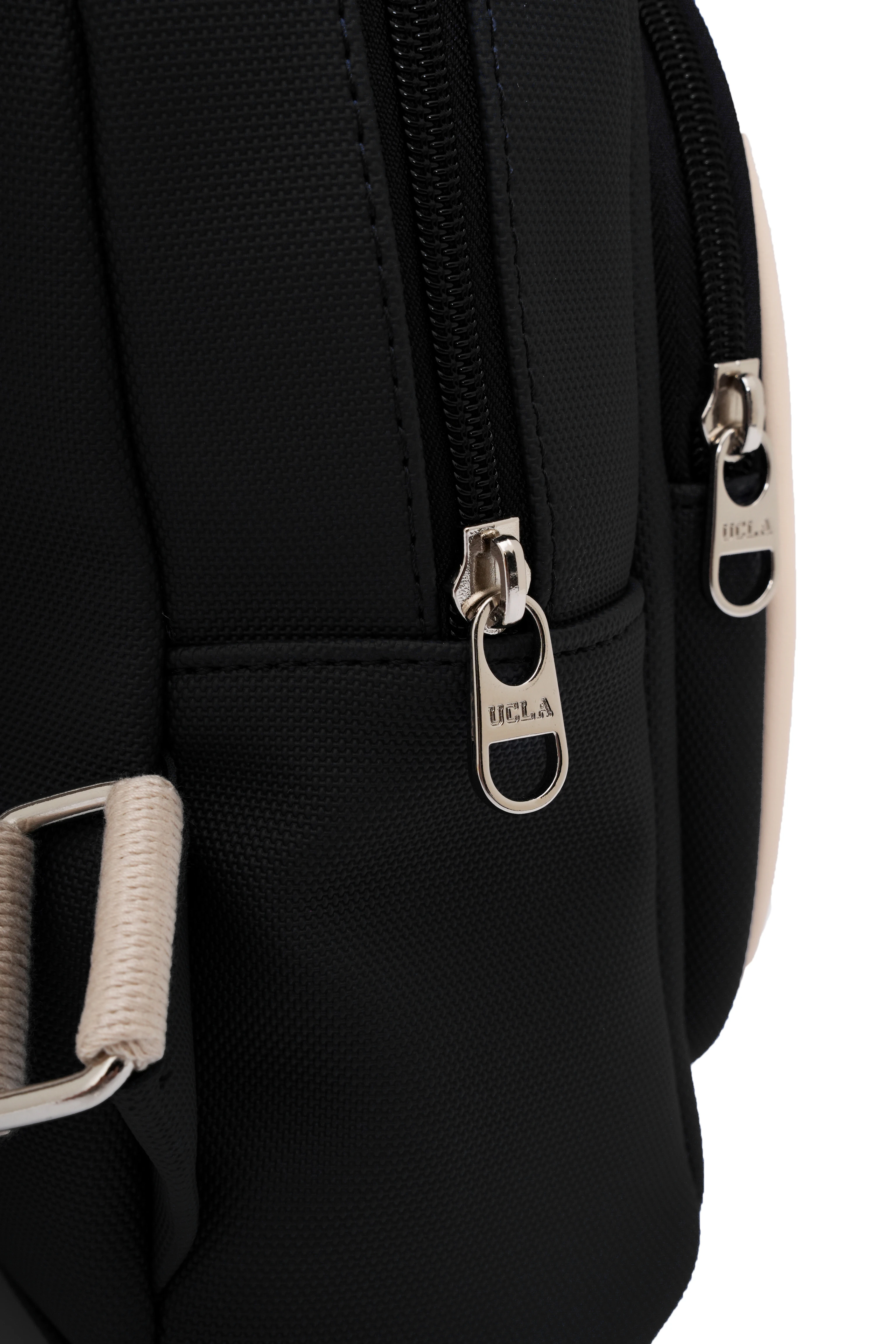 ZOE Siyah Suni Deri Midi Sırt Çantası - Kadın Çanta