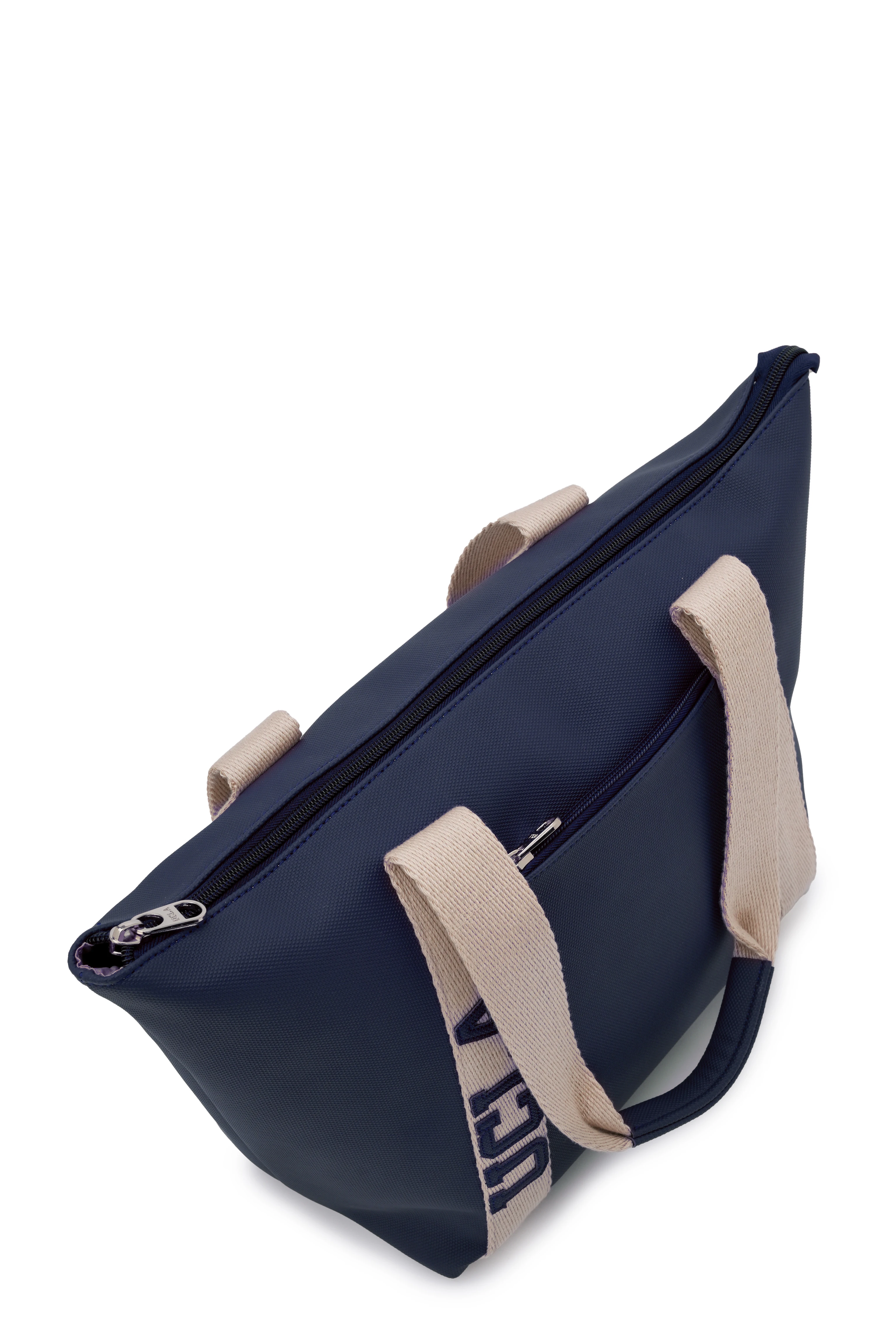 ALTHEA Lacivert Suni Deri Tote Çanta - Kadın Çanta