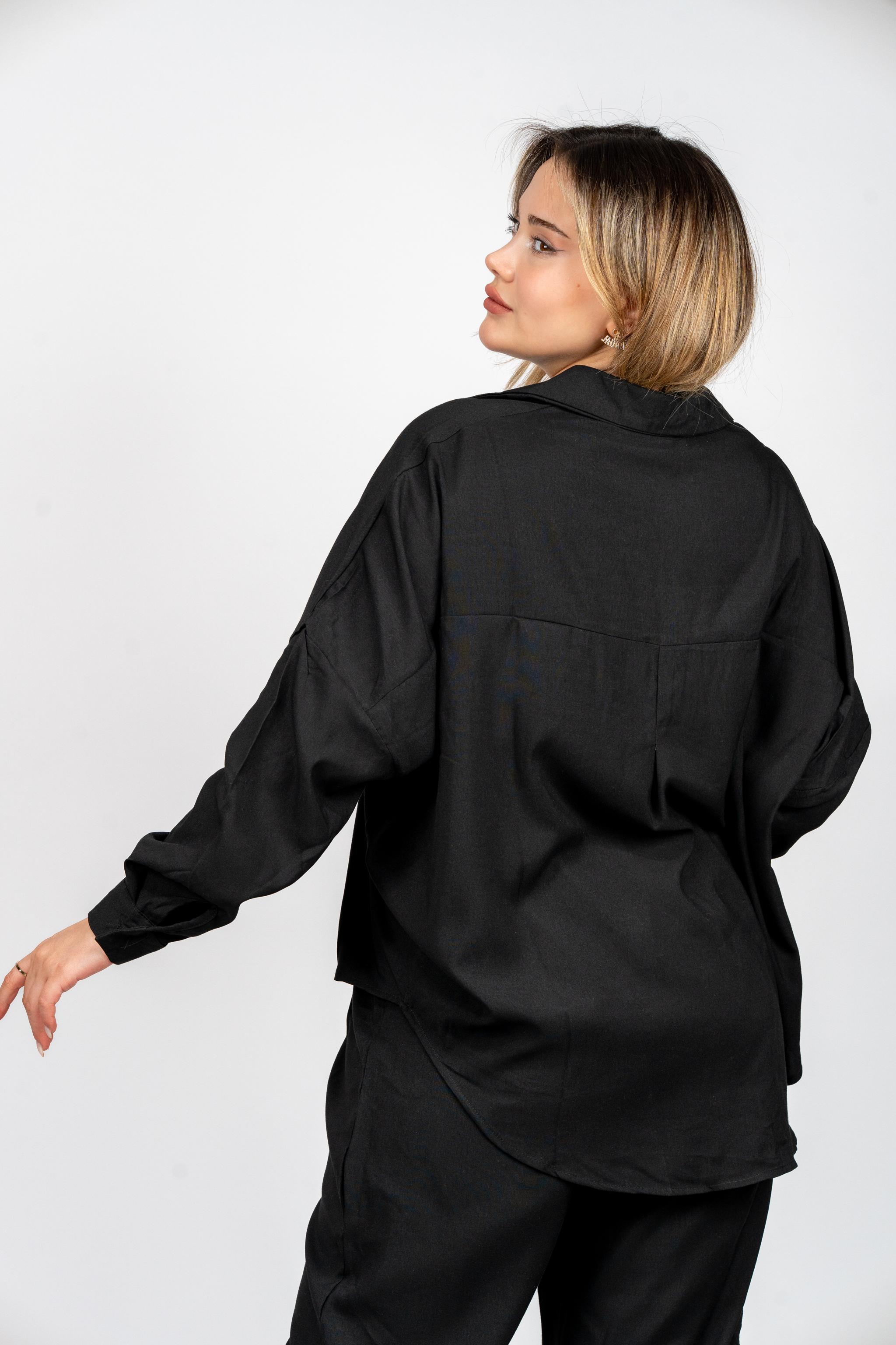 Oversize Gömlek Pantolon Takım