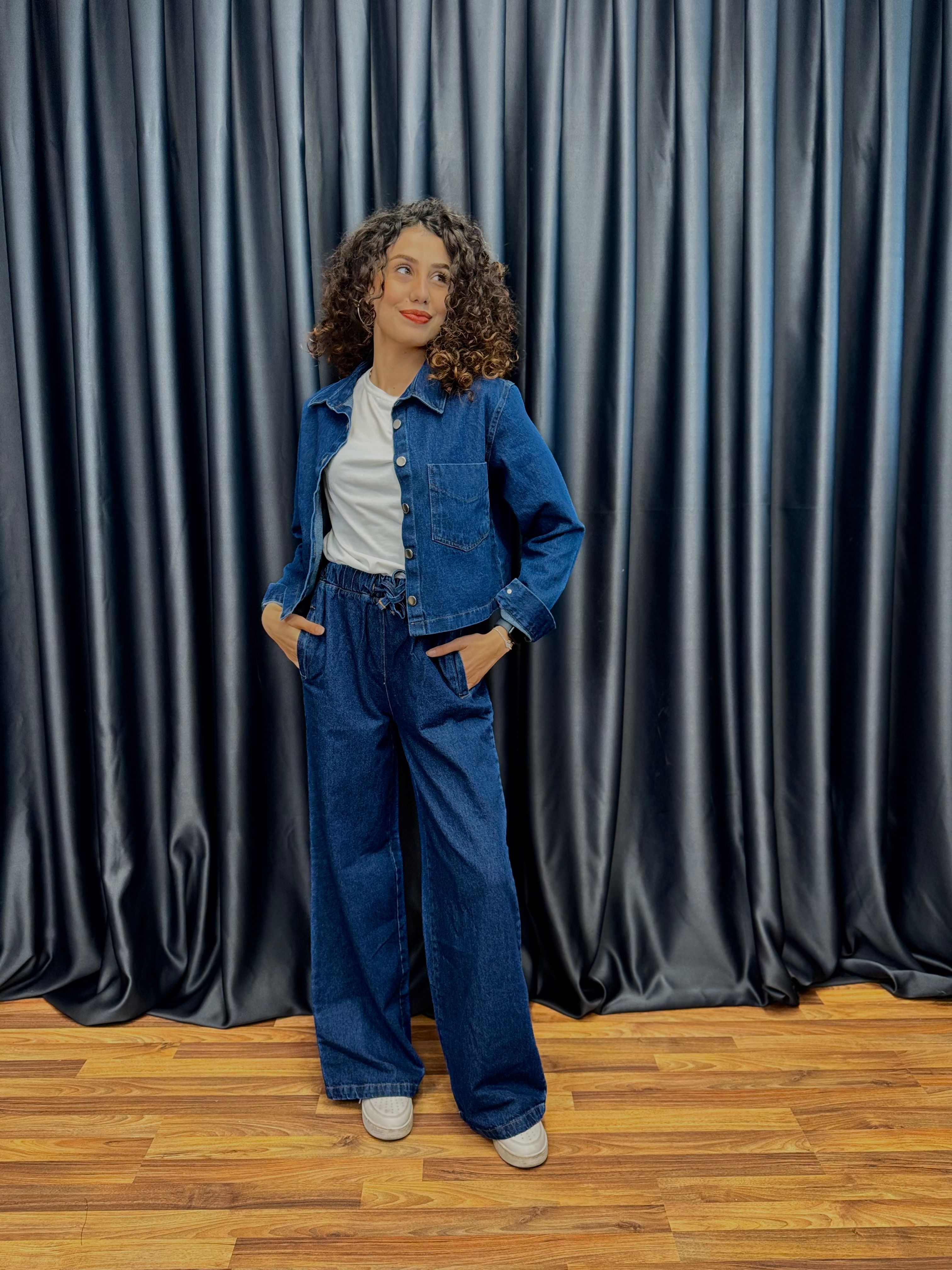 Denim İkili Takım