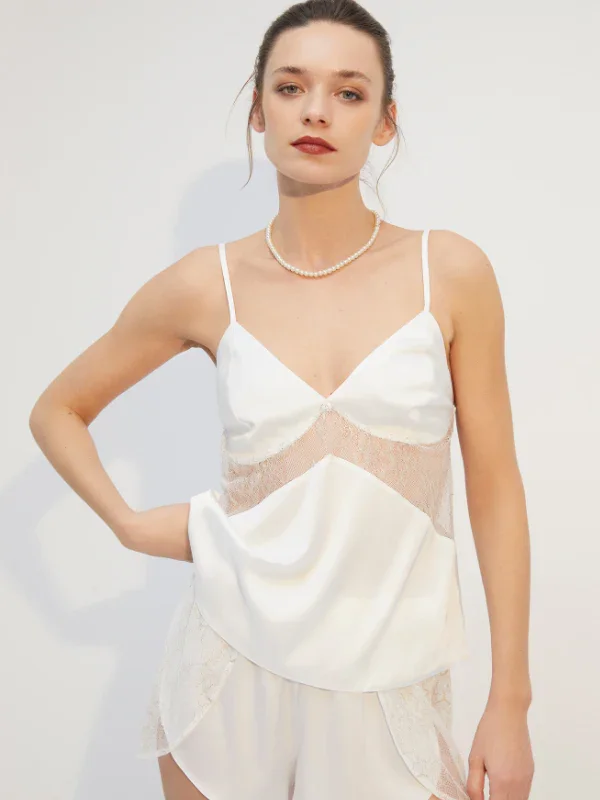 Dantelli Saten 6 Parça Gelin Seti 1759