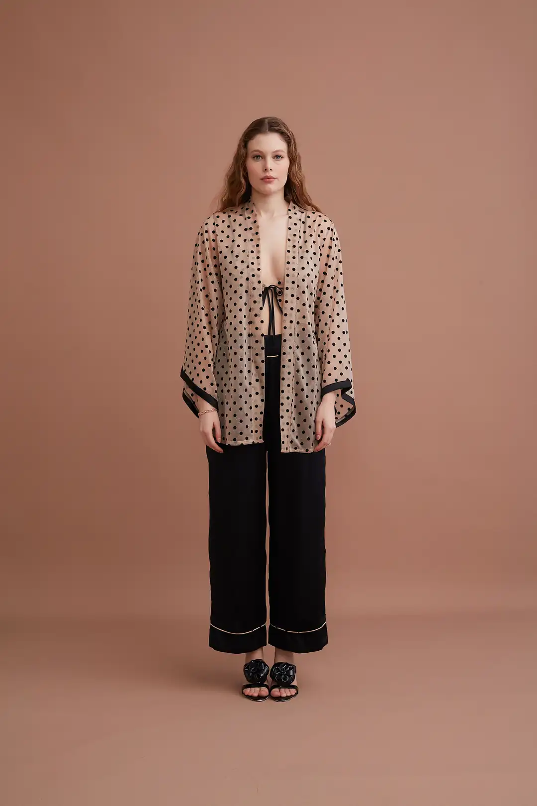 Puantiyeli Pijama Takımı 3031